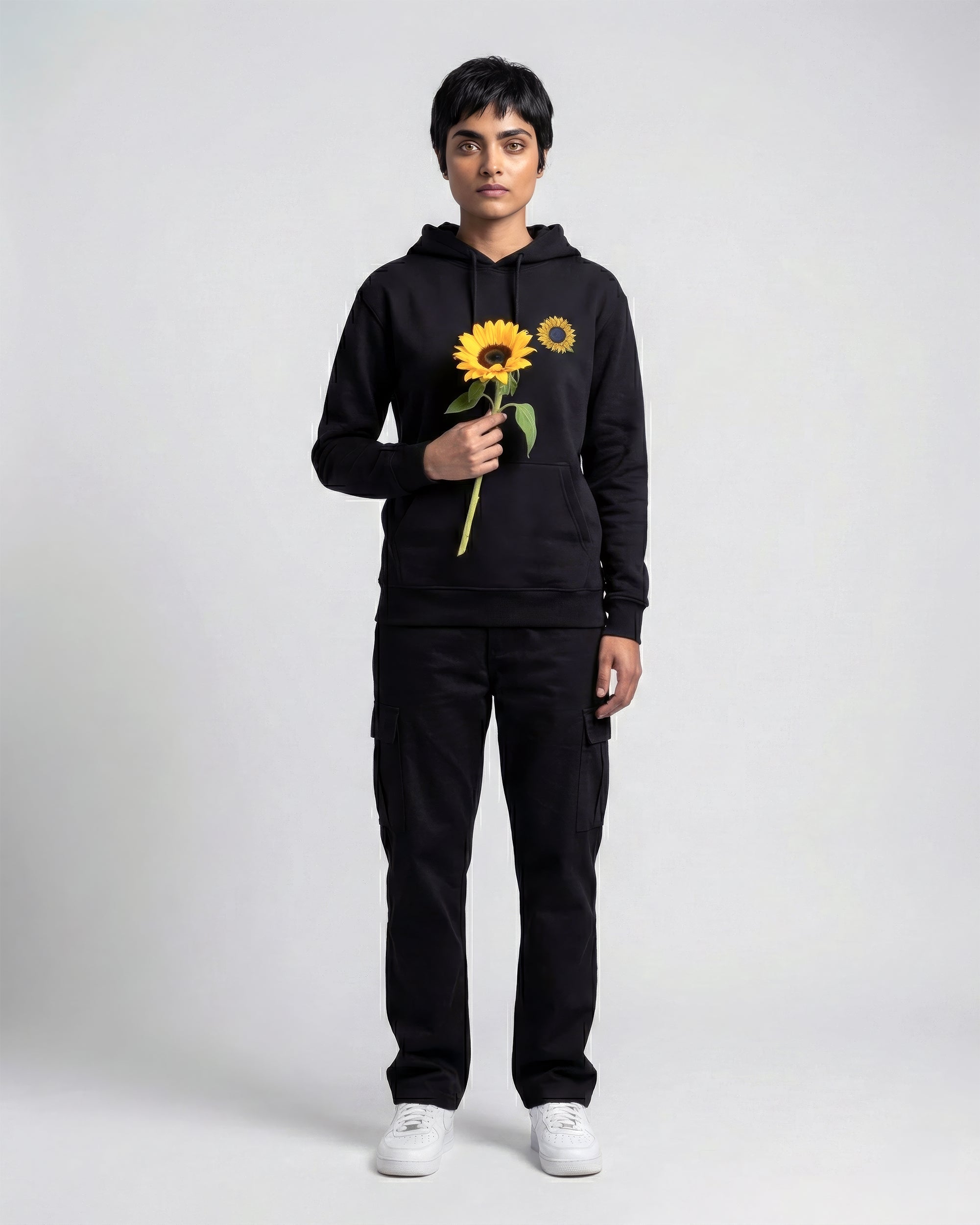 Noir Bloom Hoodie