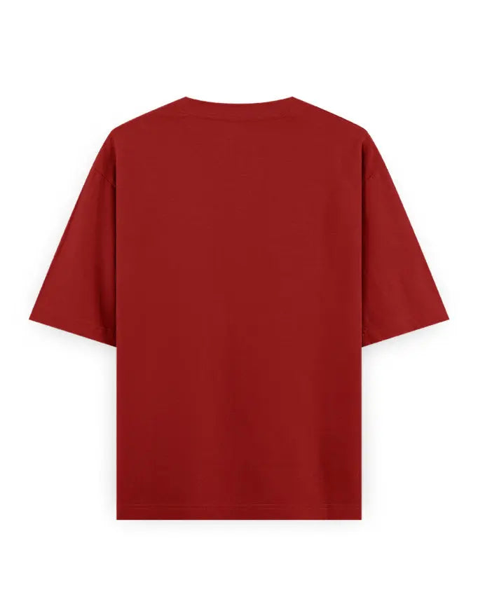 FORM Oversized Tee – Agni Red - Ekvaar