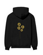 Noir Bloom – Black Hoodie