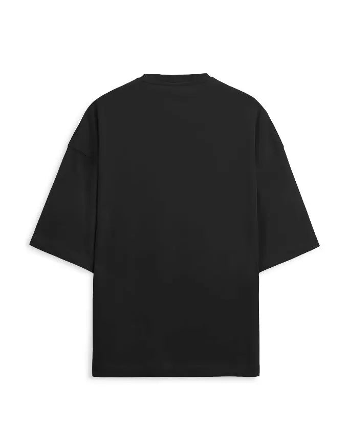 Terry Oversized Tee – Noor Black - Ekvaar