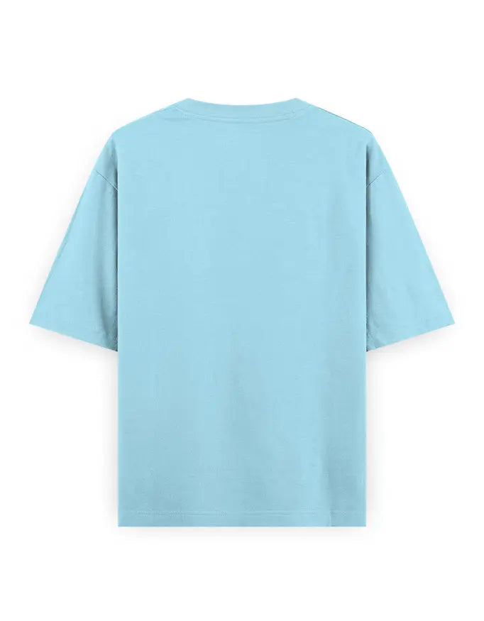 FORM Oversized Tee – Powder Blue - Ekvaar