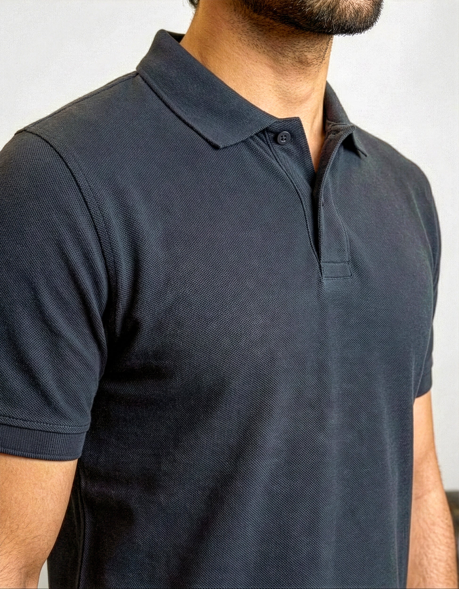 Piqué Polo – Neel Blue