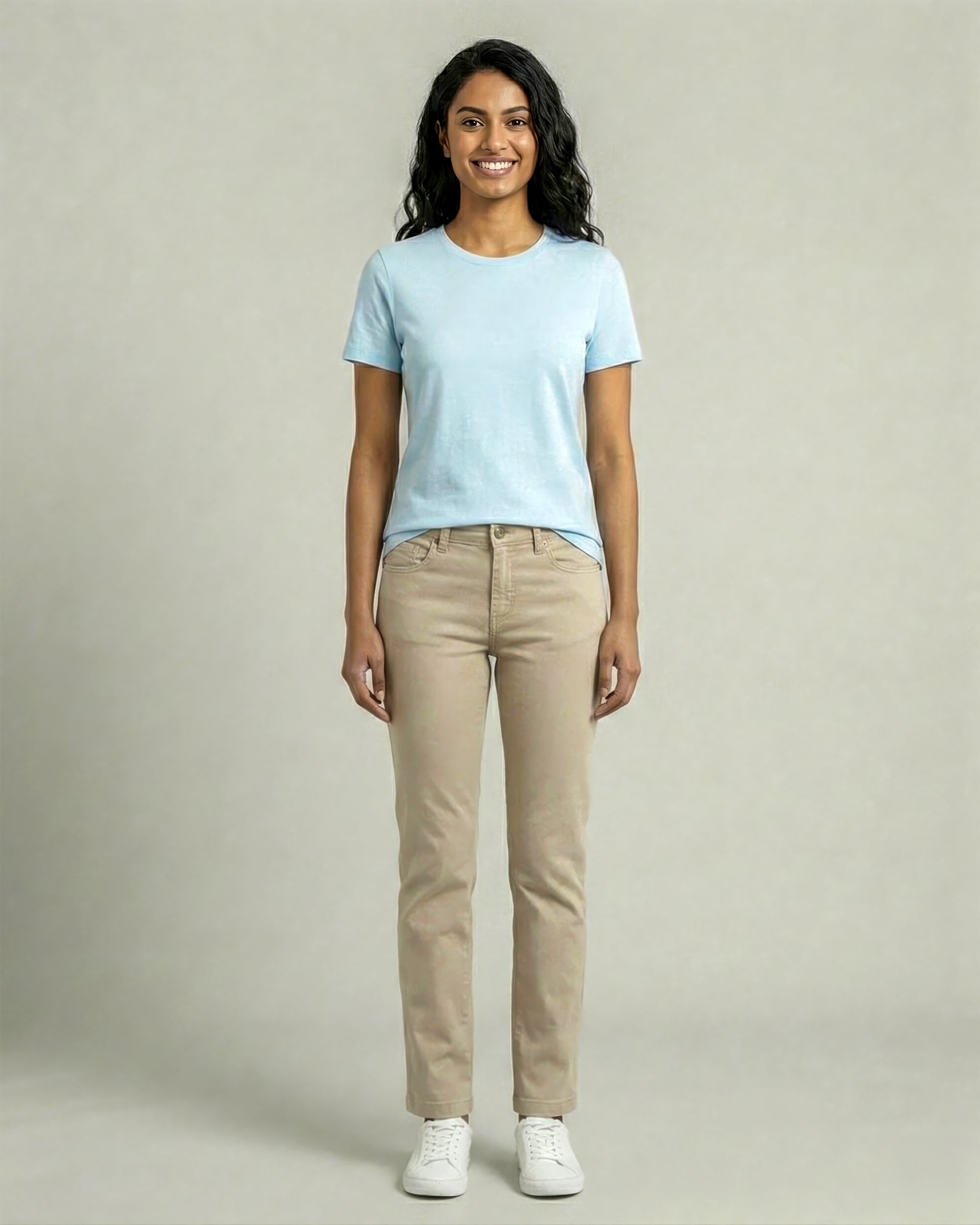 Classic Crew Tee – Powder Blue