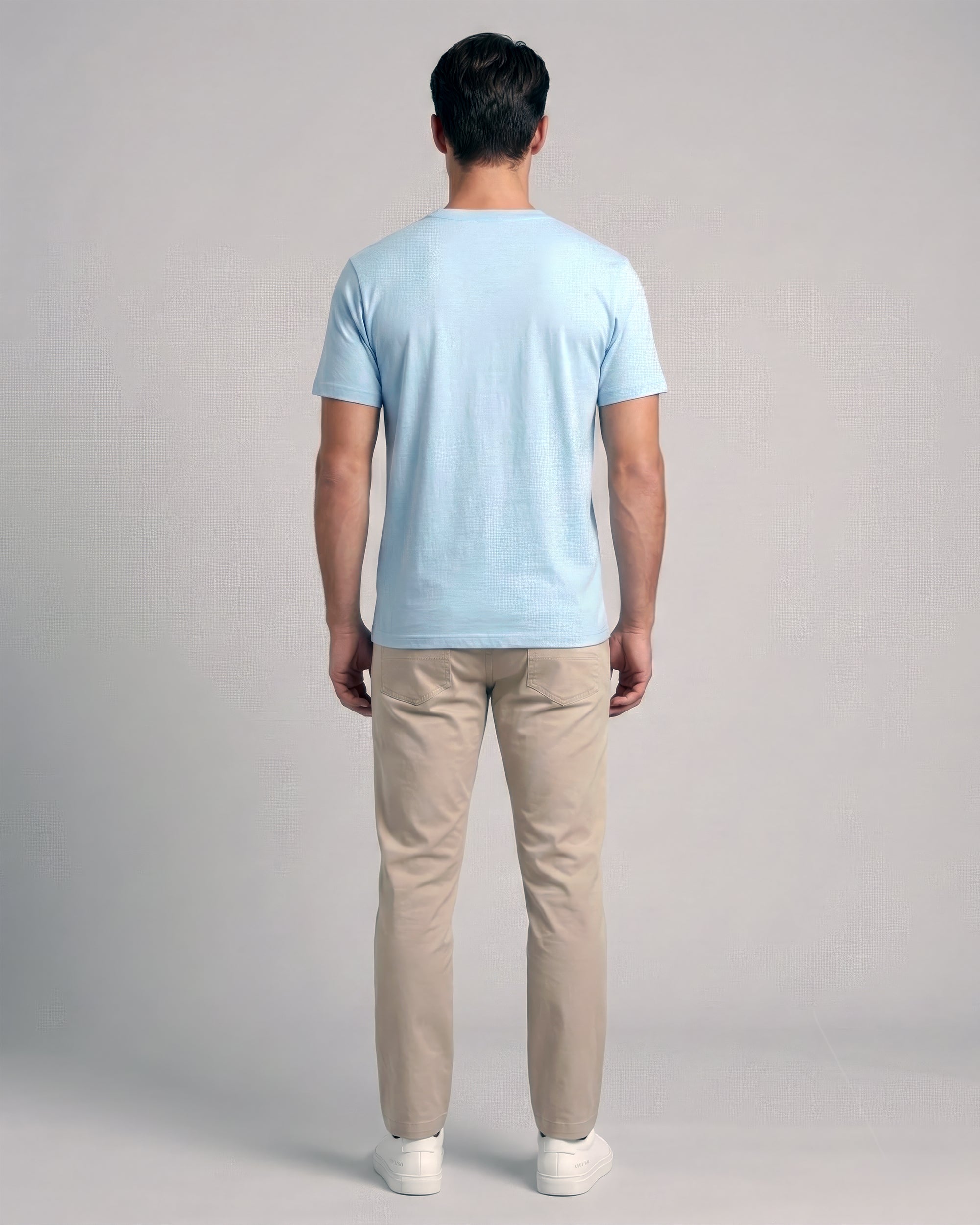 Classic Crew Tee – Powder Blue