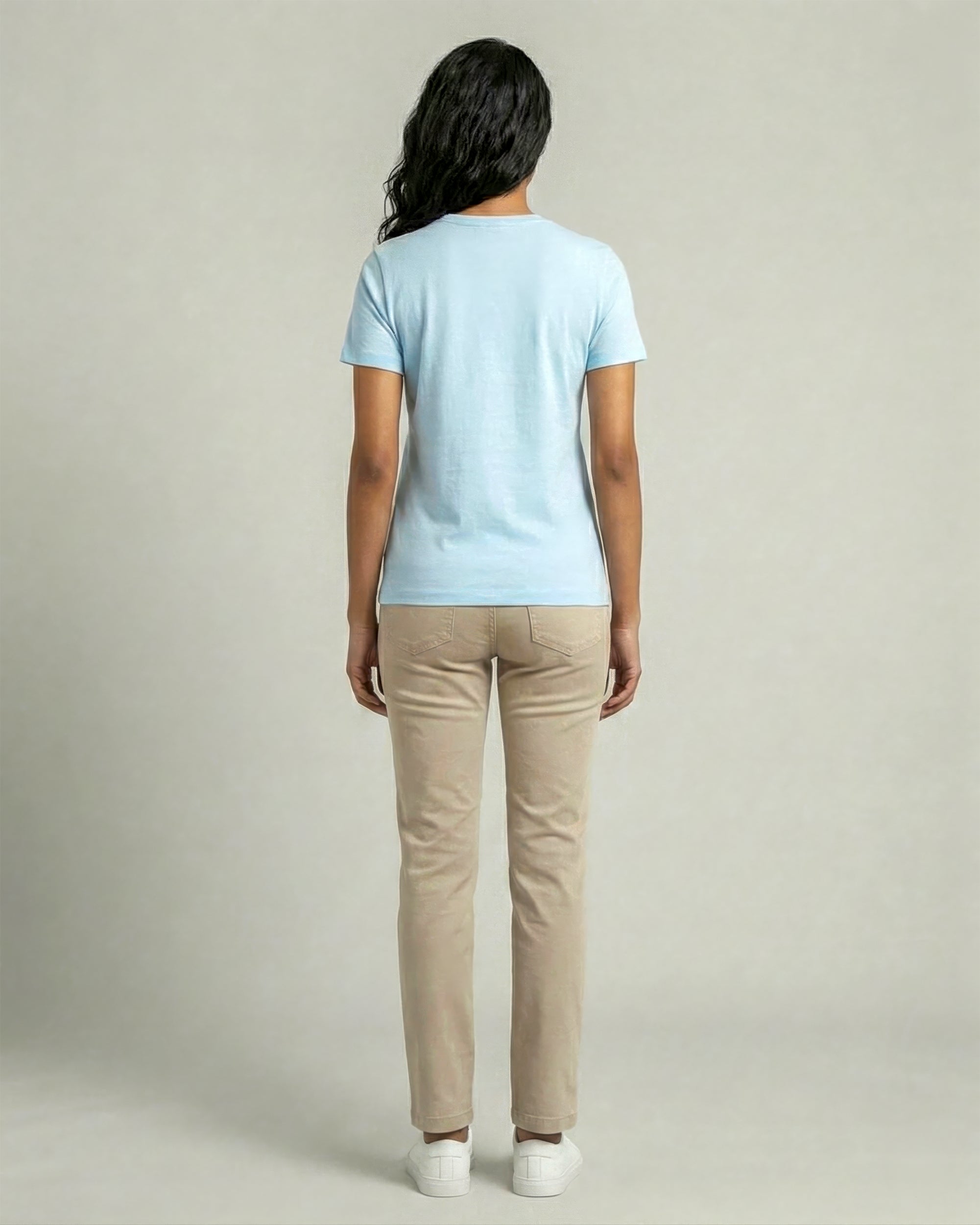 Classic Crew Tee – Powder Blue