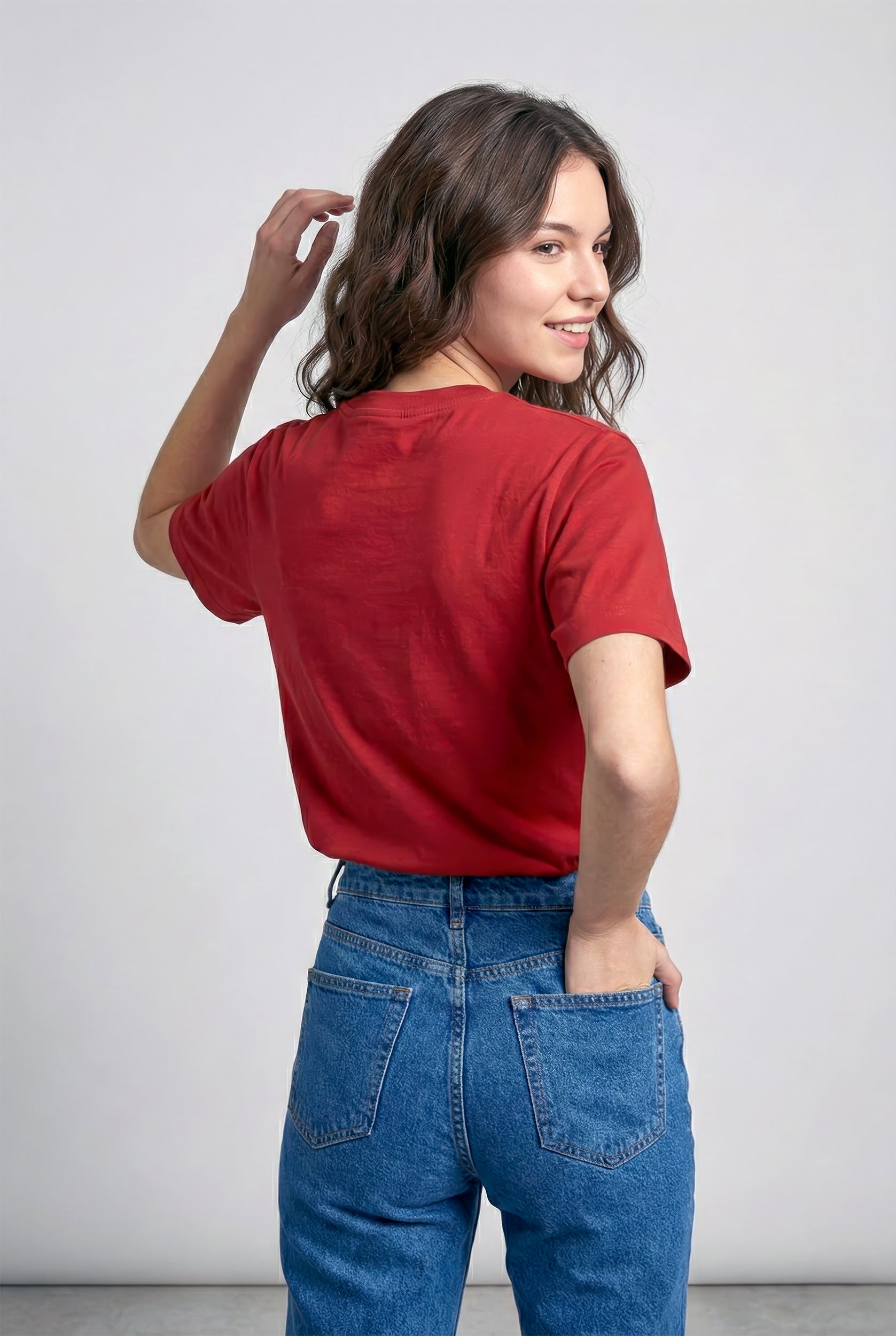 Classic Crew Tee – Red