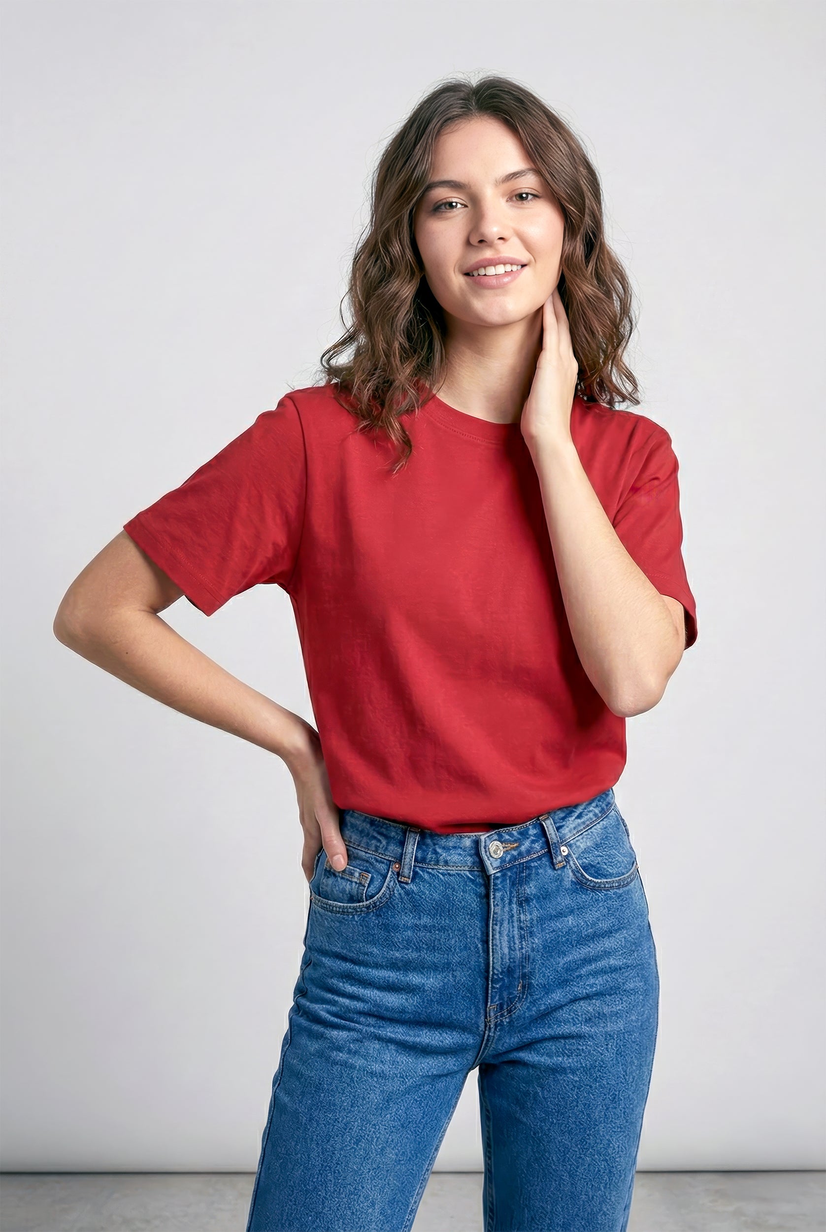 Classic Crew Tee – Red