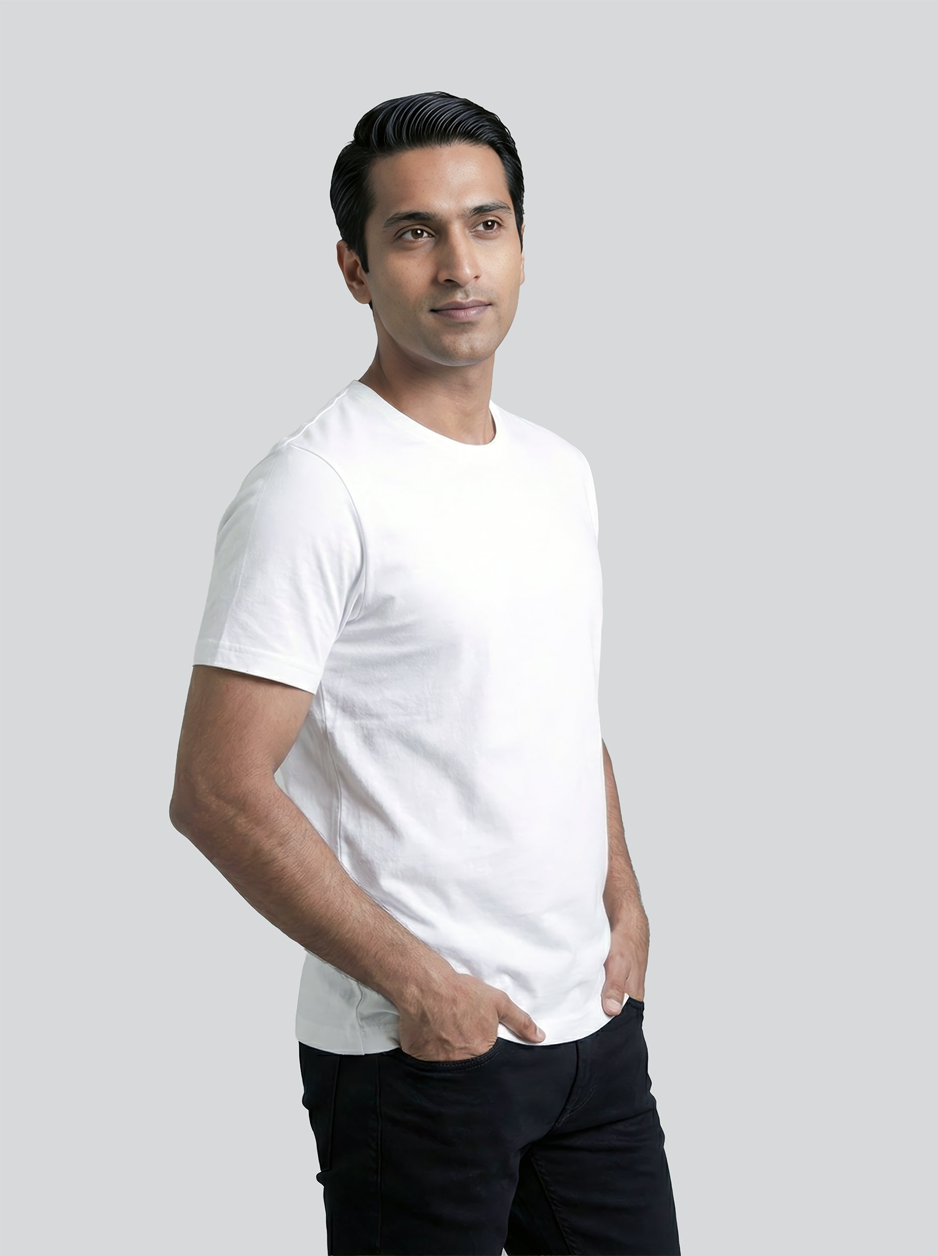 Classic Crew Tee – Rui White