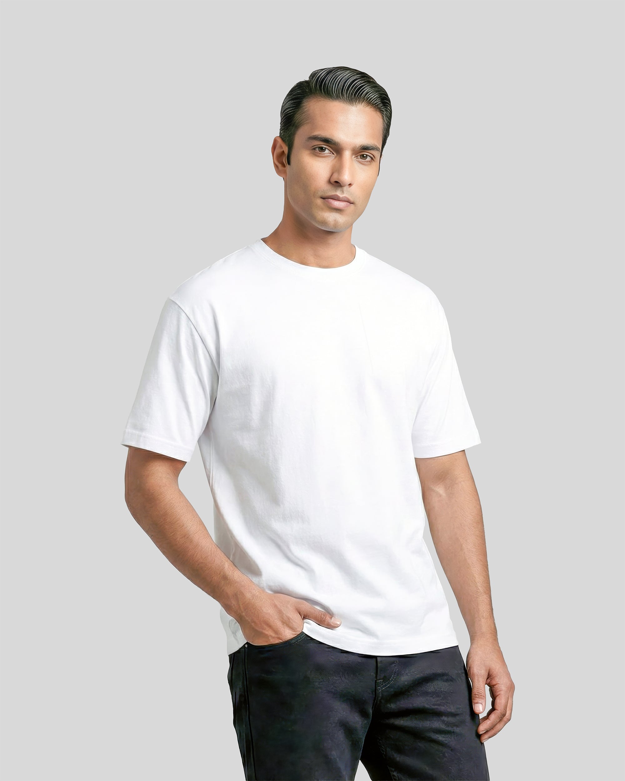 Classic Crew Tee – Rui White