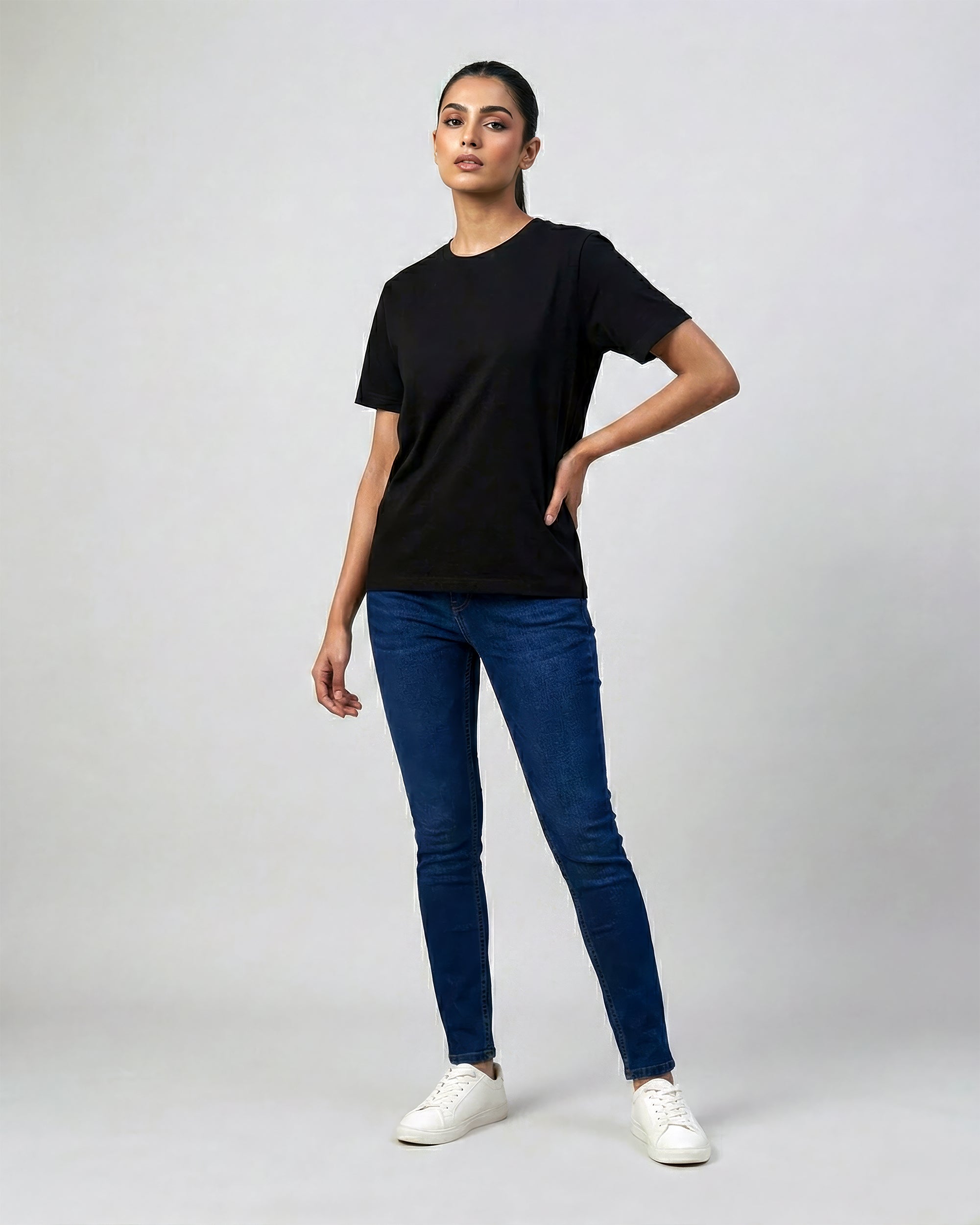 Classic Crew Tee – Black
