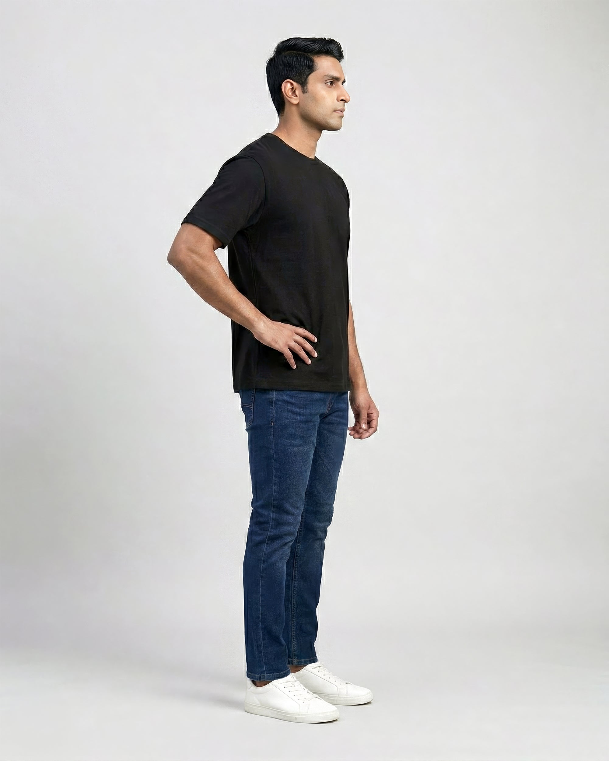 Classic Crew Tee – Black