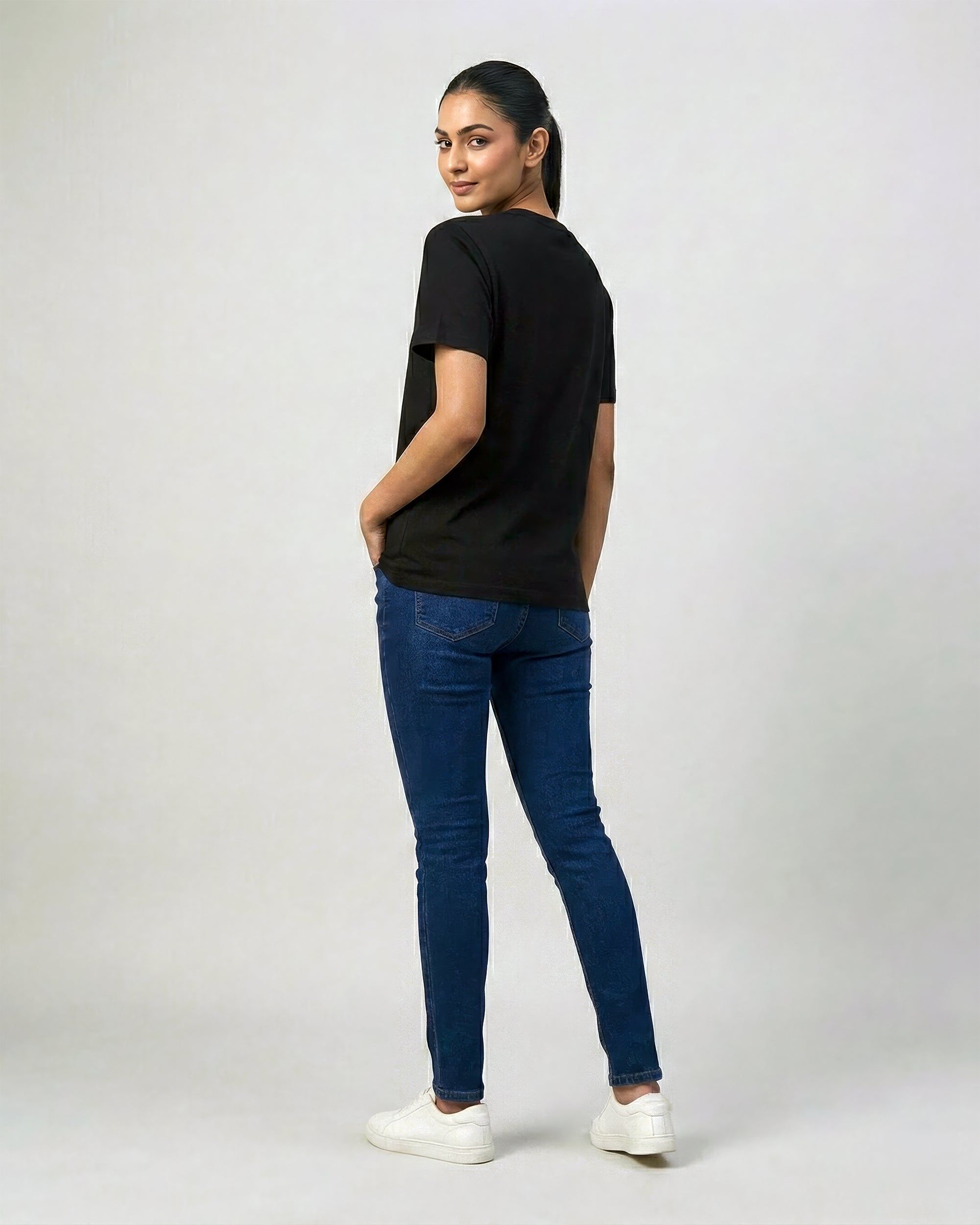 Classic Crew Tee – Black