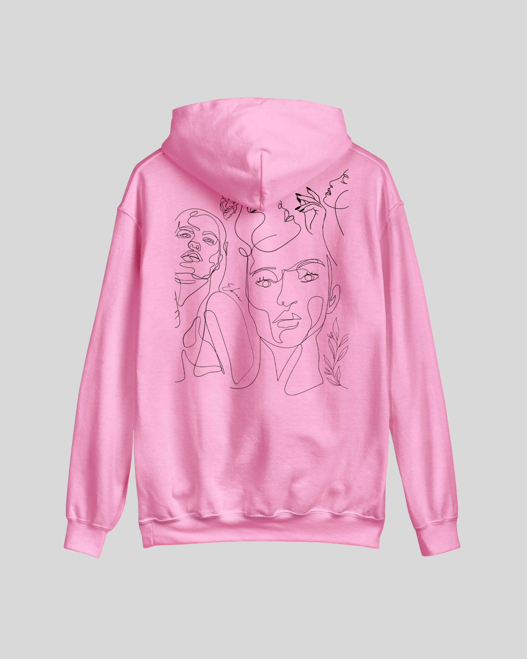 Contour Hoodie – Baby Pink