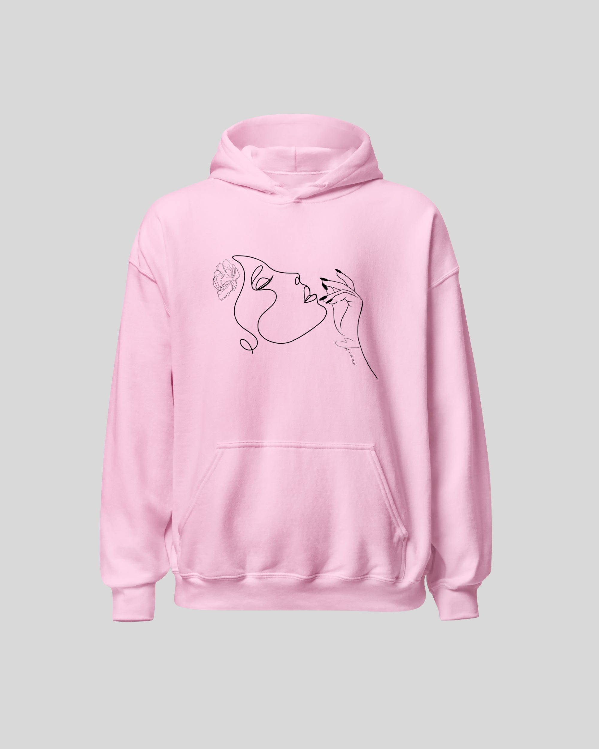 Contour Hoodie – Baby Pink