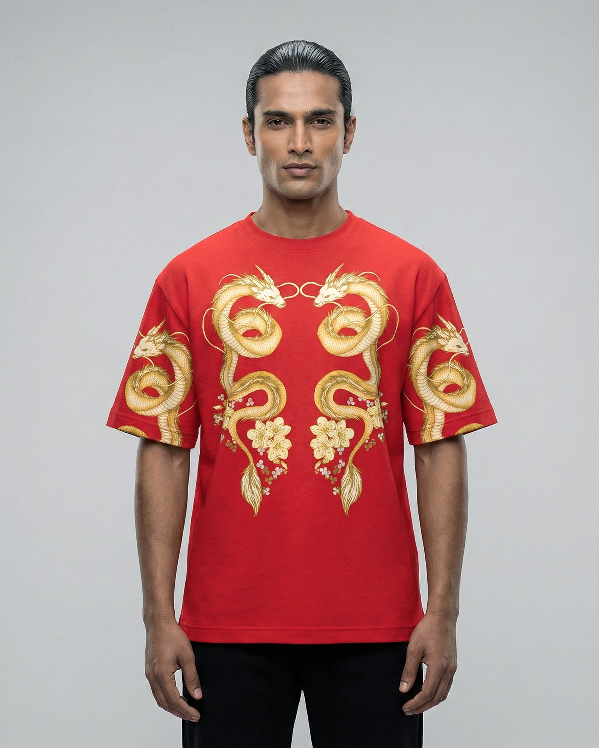 Red Dragon Oversized Tee