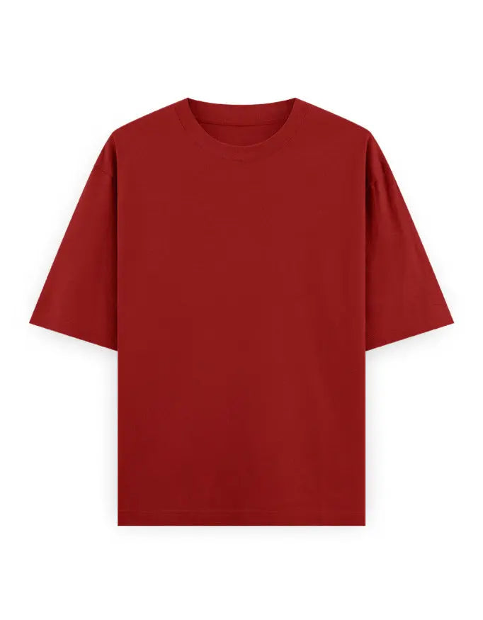 FORM Oversized Tee – Agni Red - Ekvaar
