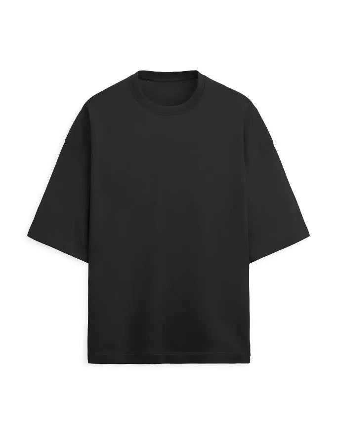 Terry Oversized Tee – Noor Black - Ekvaar