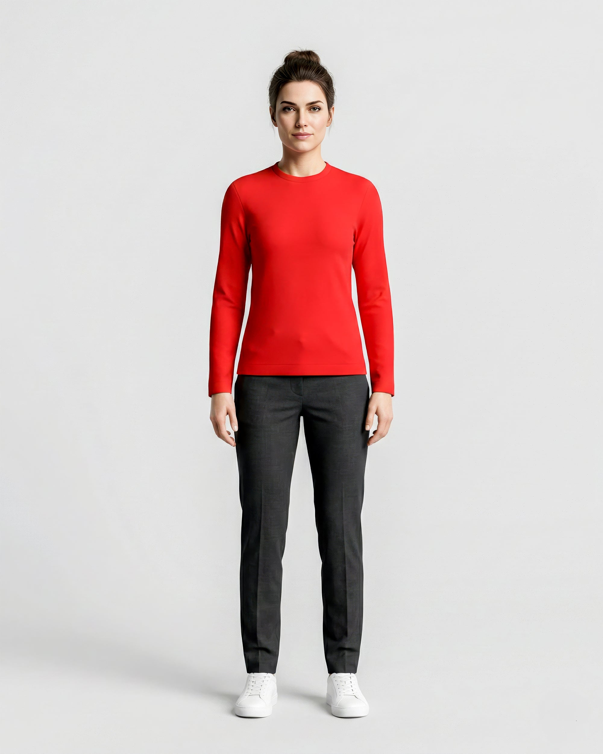 Full Sleeve Tee – Crimson Red