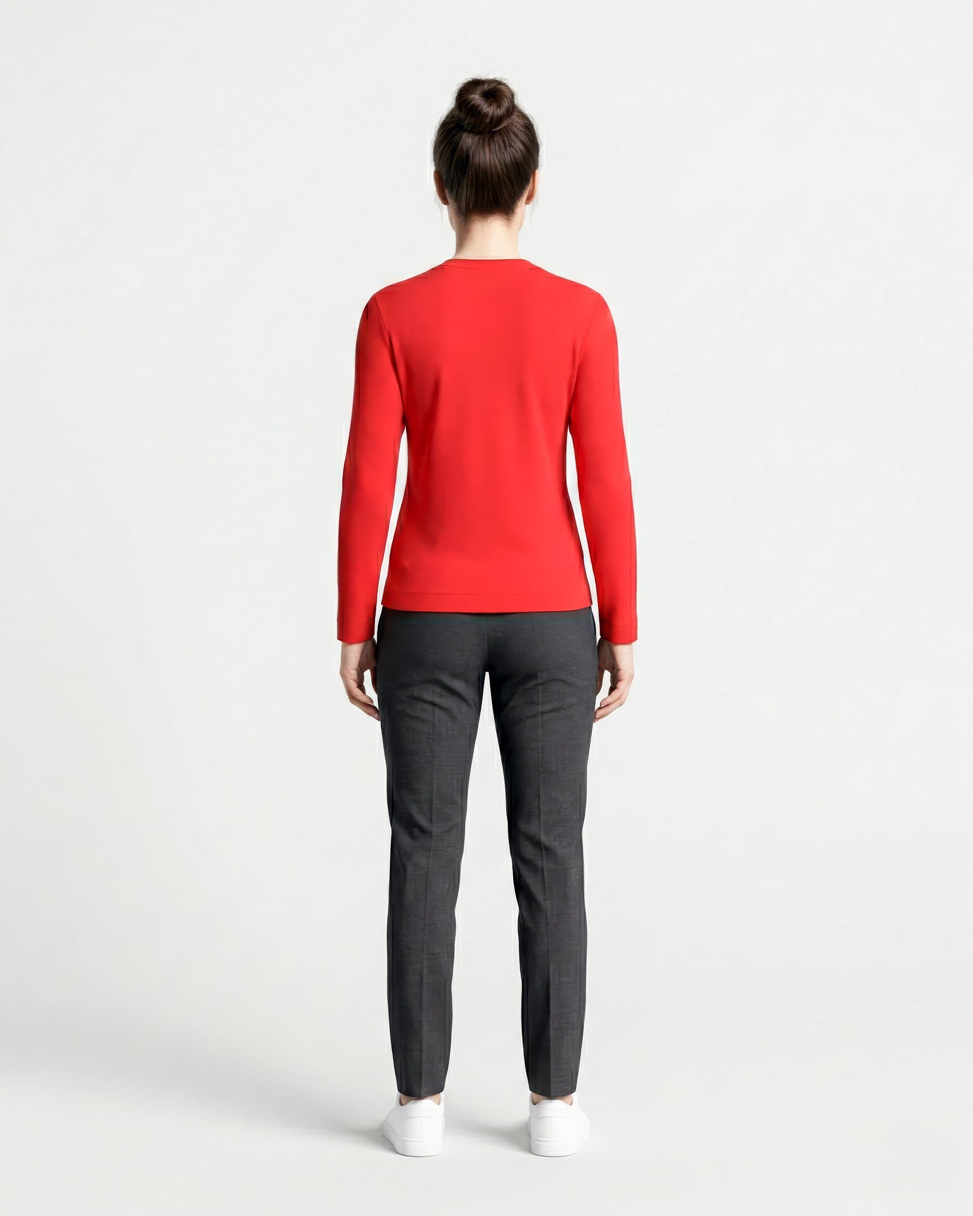 Full Sleeve Tee – Crimson Red