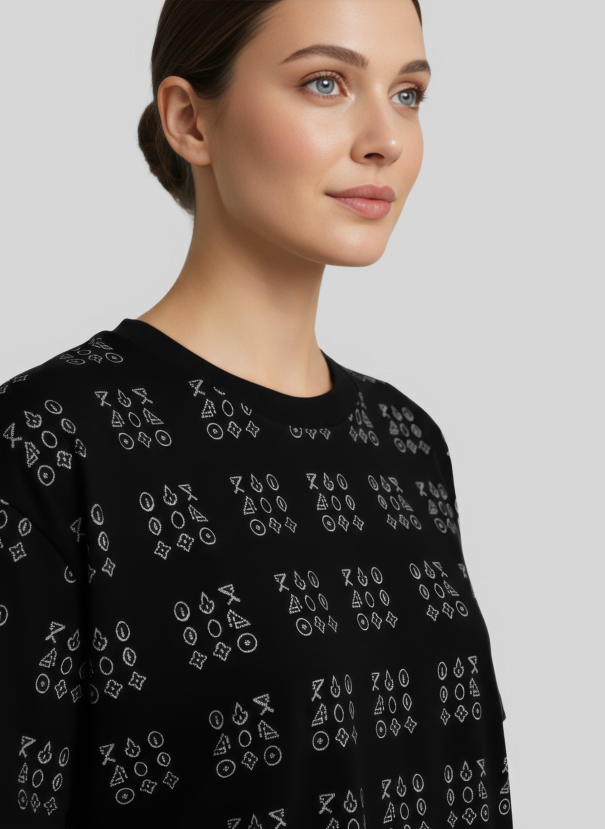 Kaal Grid Oversized Tee