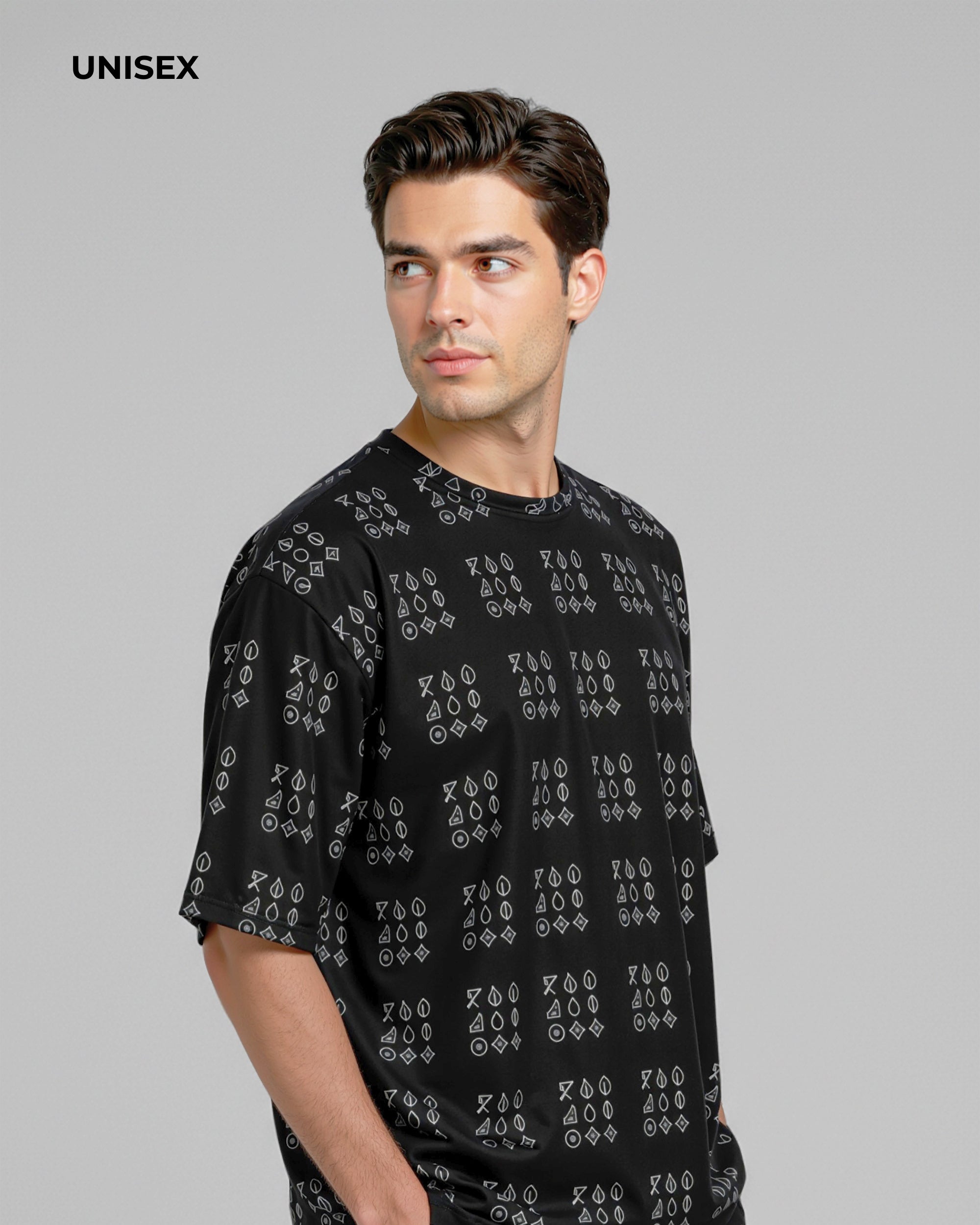 Kaal Grid Oversized Tee
