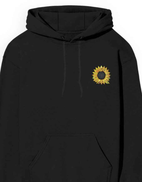 Noir Bloom – Black Hoodie