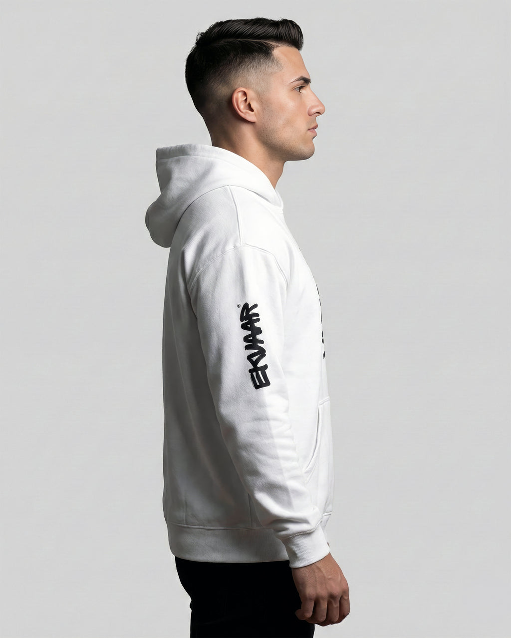 Monogram Oversized Hoodie – Rui White