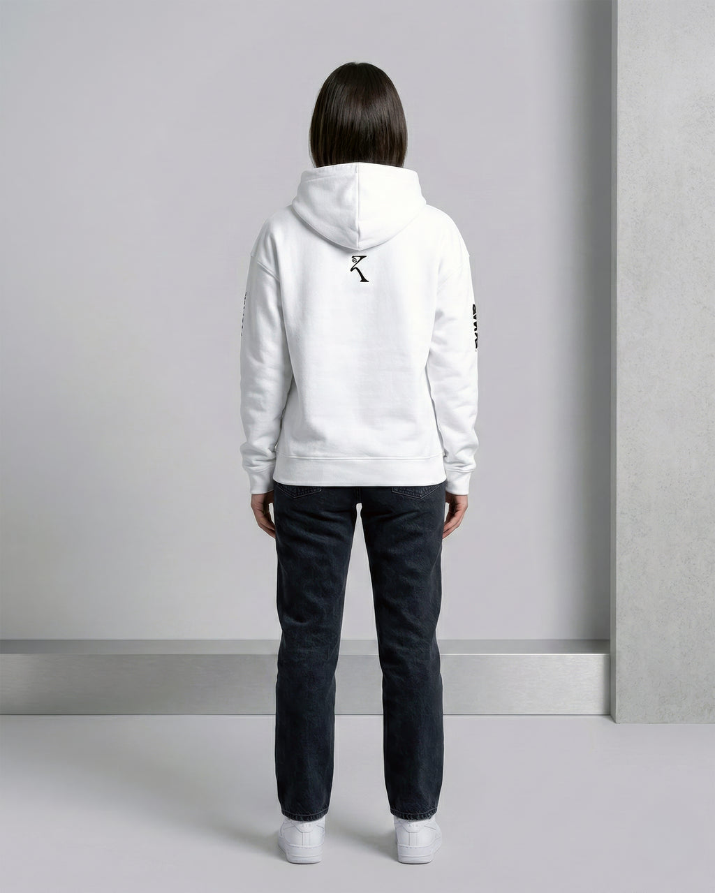 Monogram Oversized Hoodie – Rui White