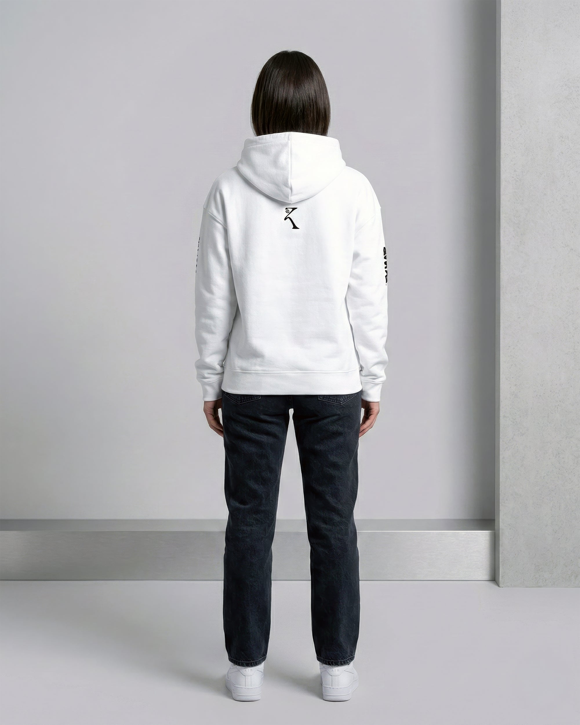 Monogram Oversized Hoodie – Rui White