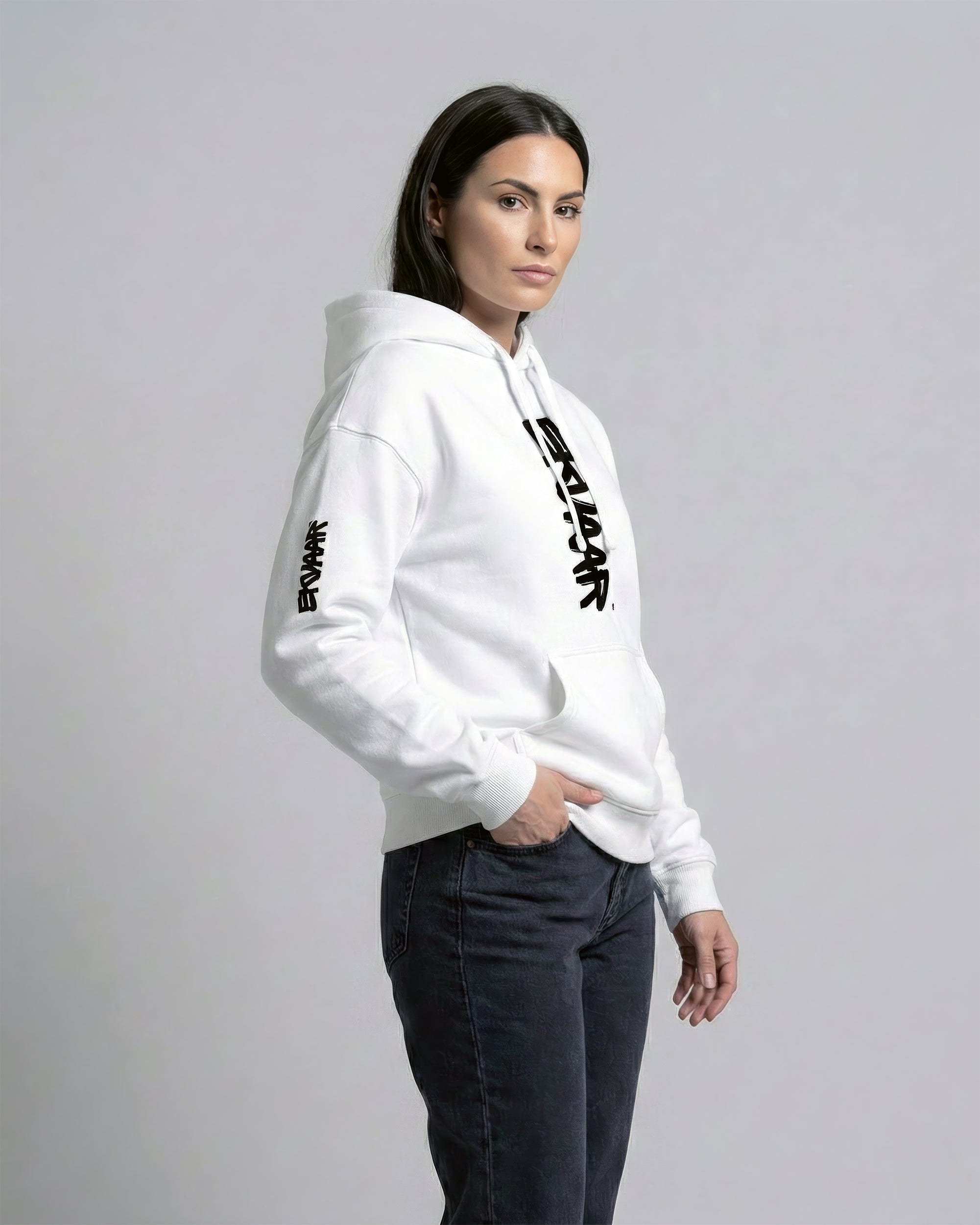 Monogram Oversized Hoodie – Rui White