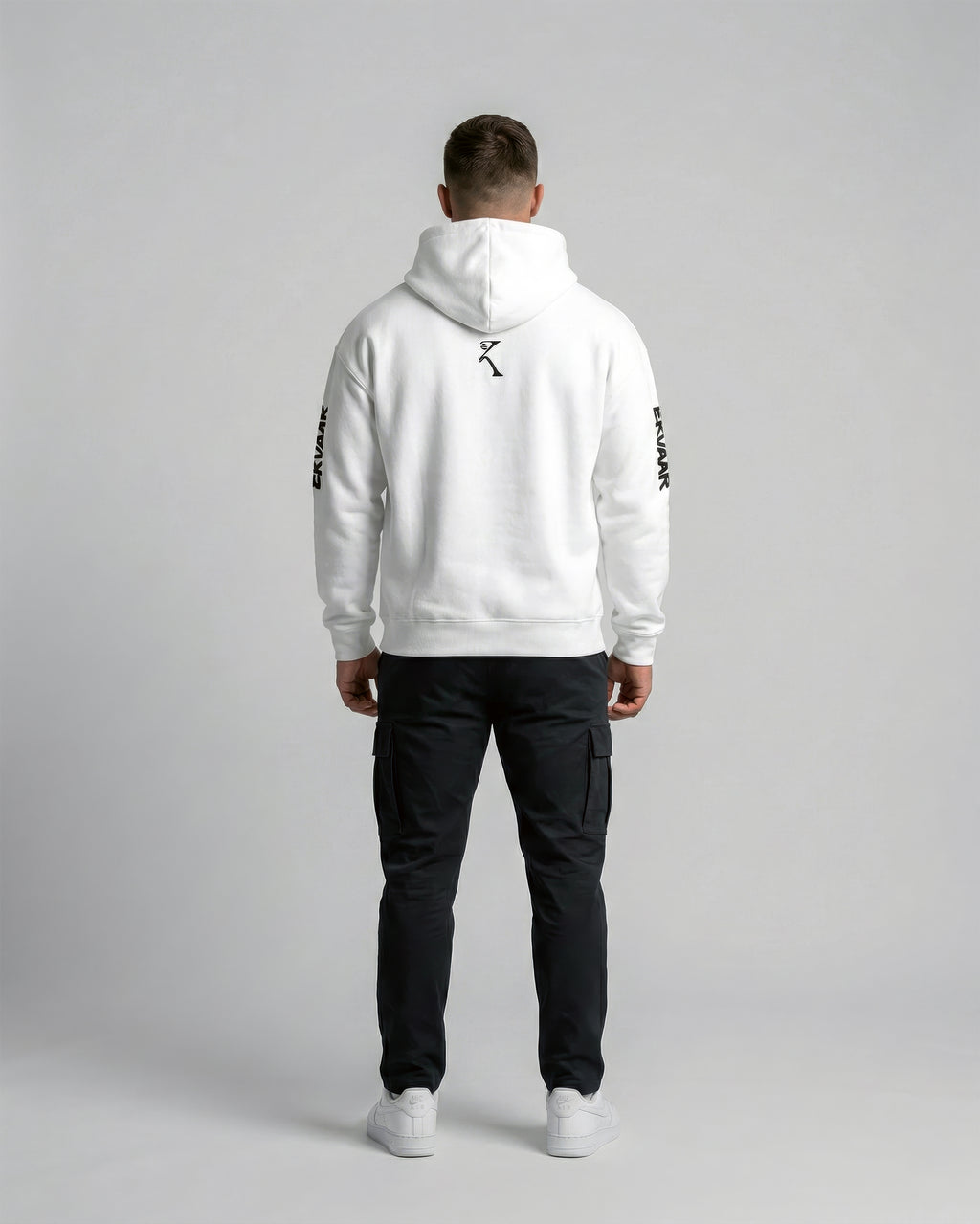 Monogram Oversized Hoodie – Rui White