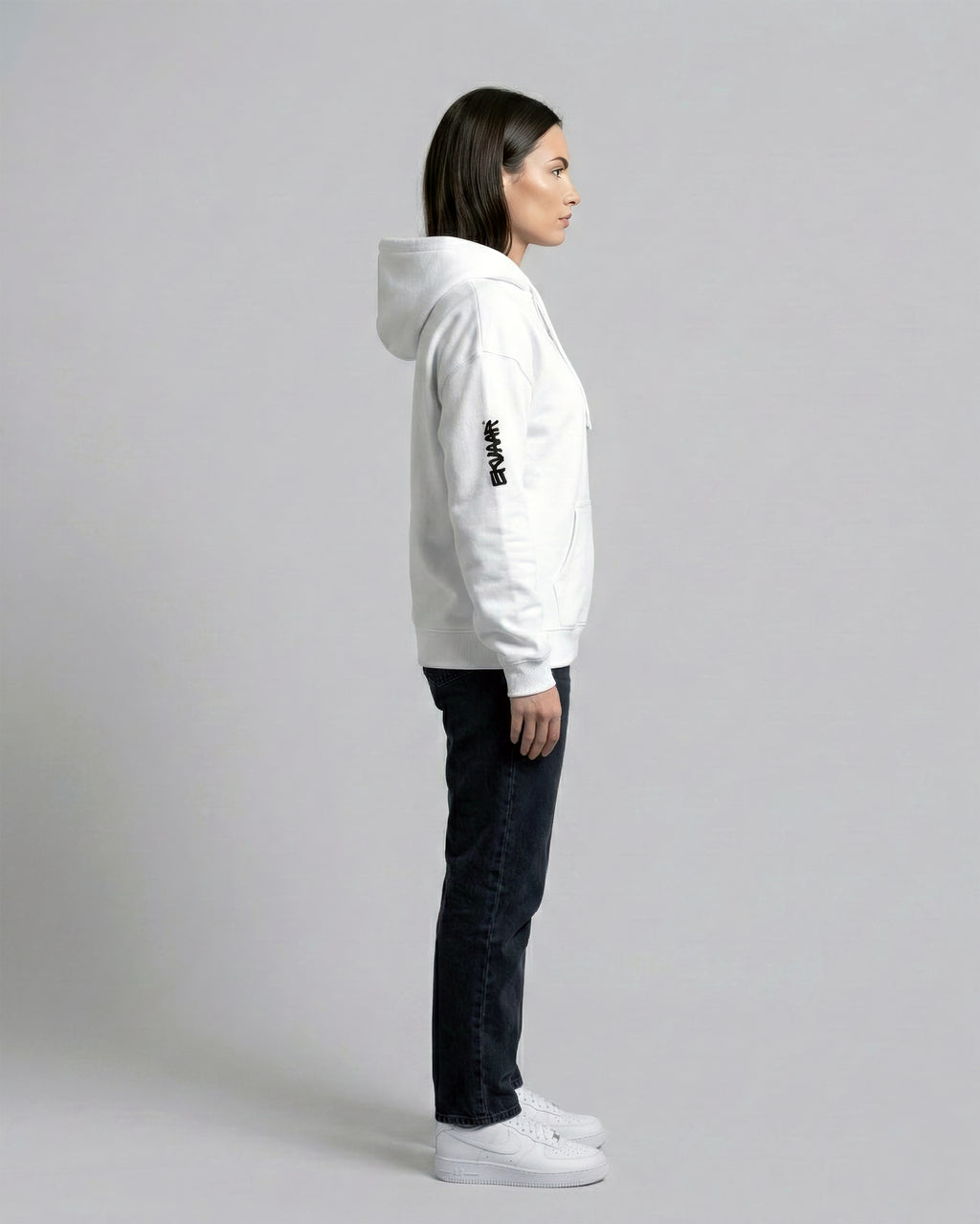 Monogram Oversized Hoodie – Rui White