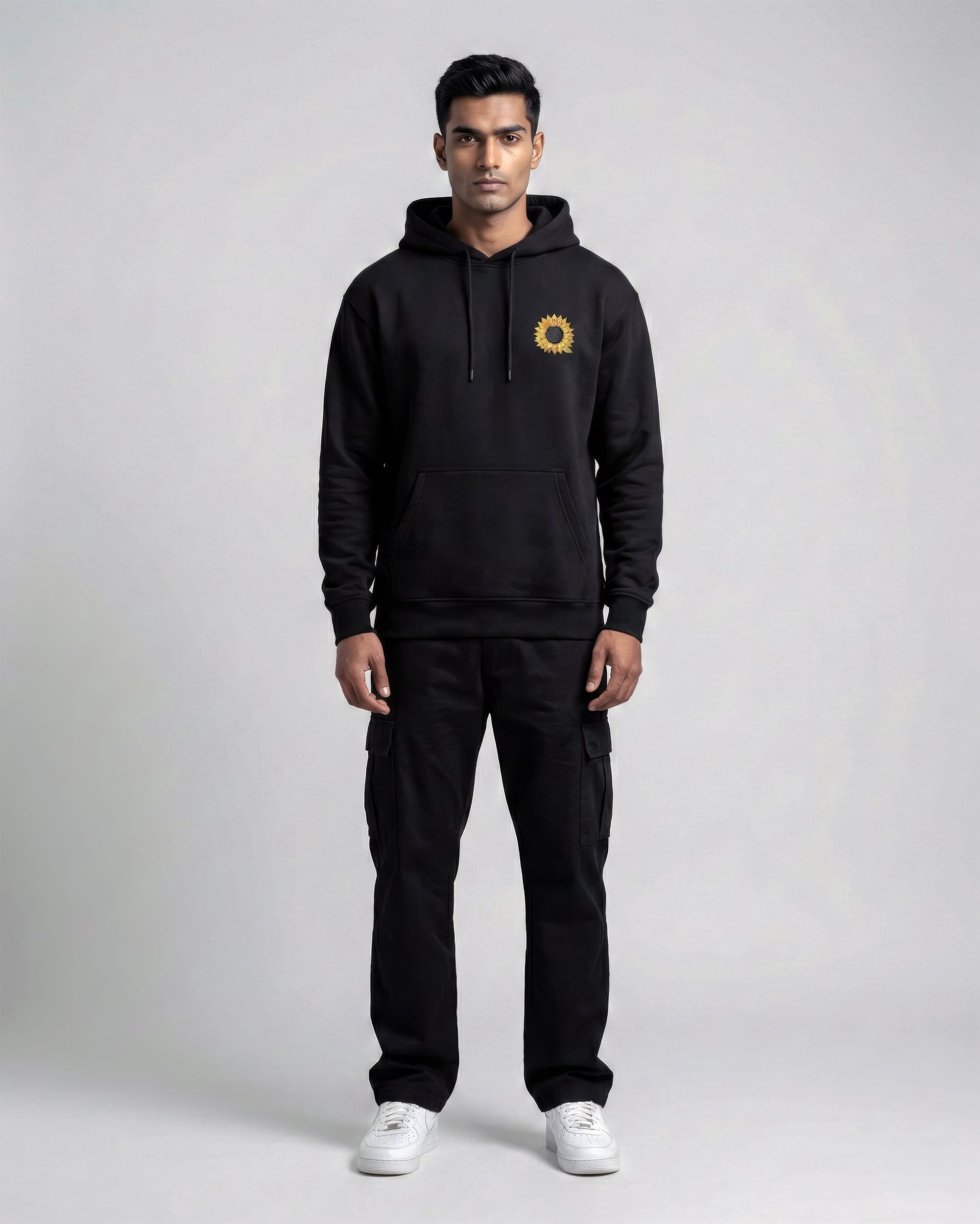 Noir Bloom Hoodie