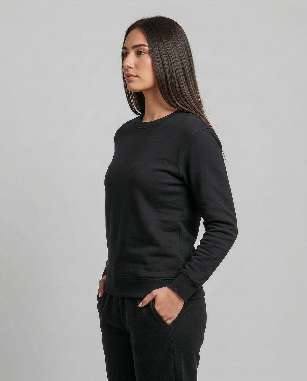 SIGNATURE Sweatshirt – Noor Black