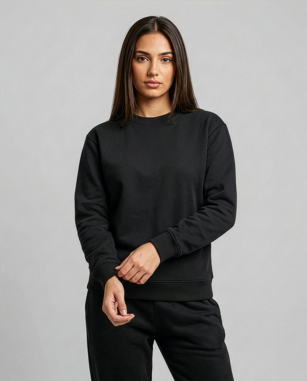SIGNATURE Sweatshirt – Noor Black