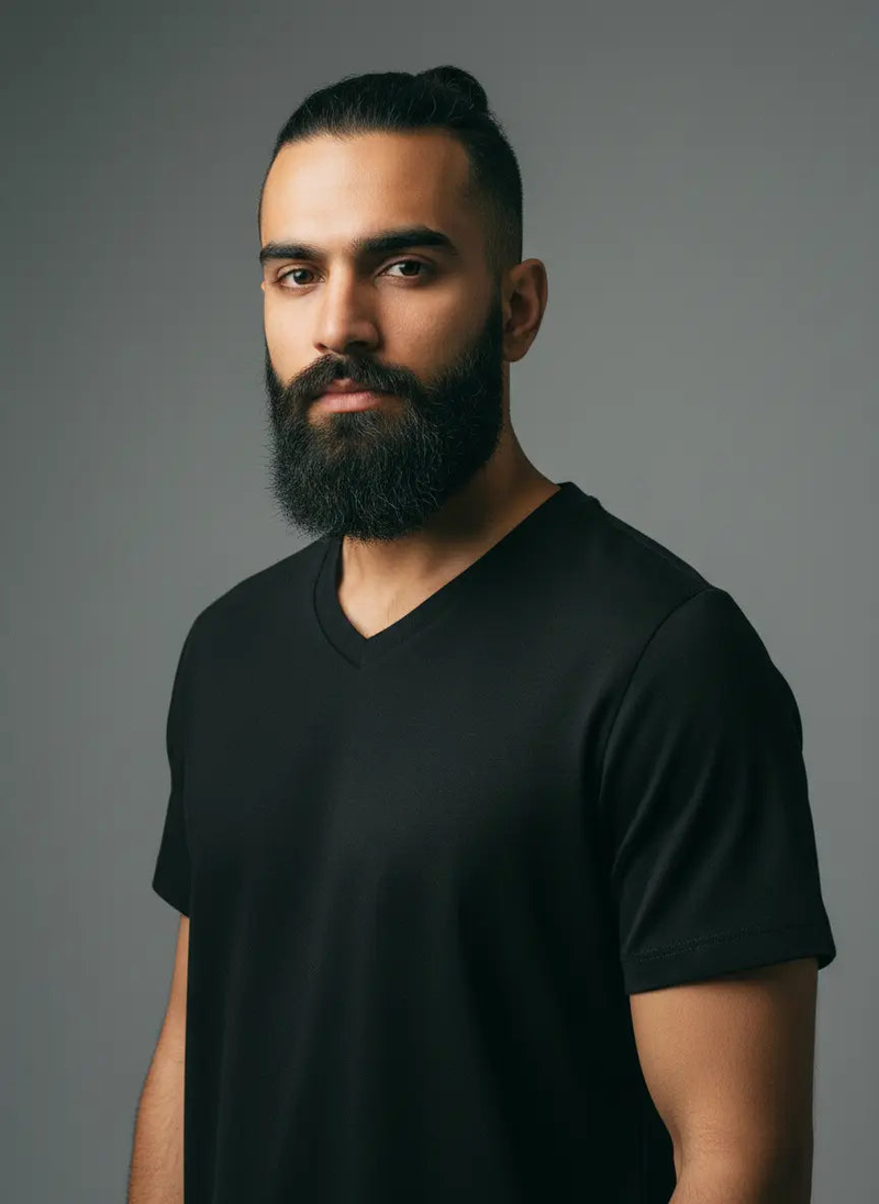 V-Neck T-Shirt – Black - Ekvaar