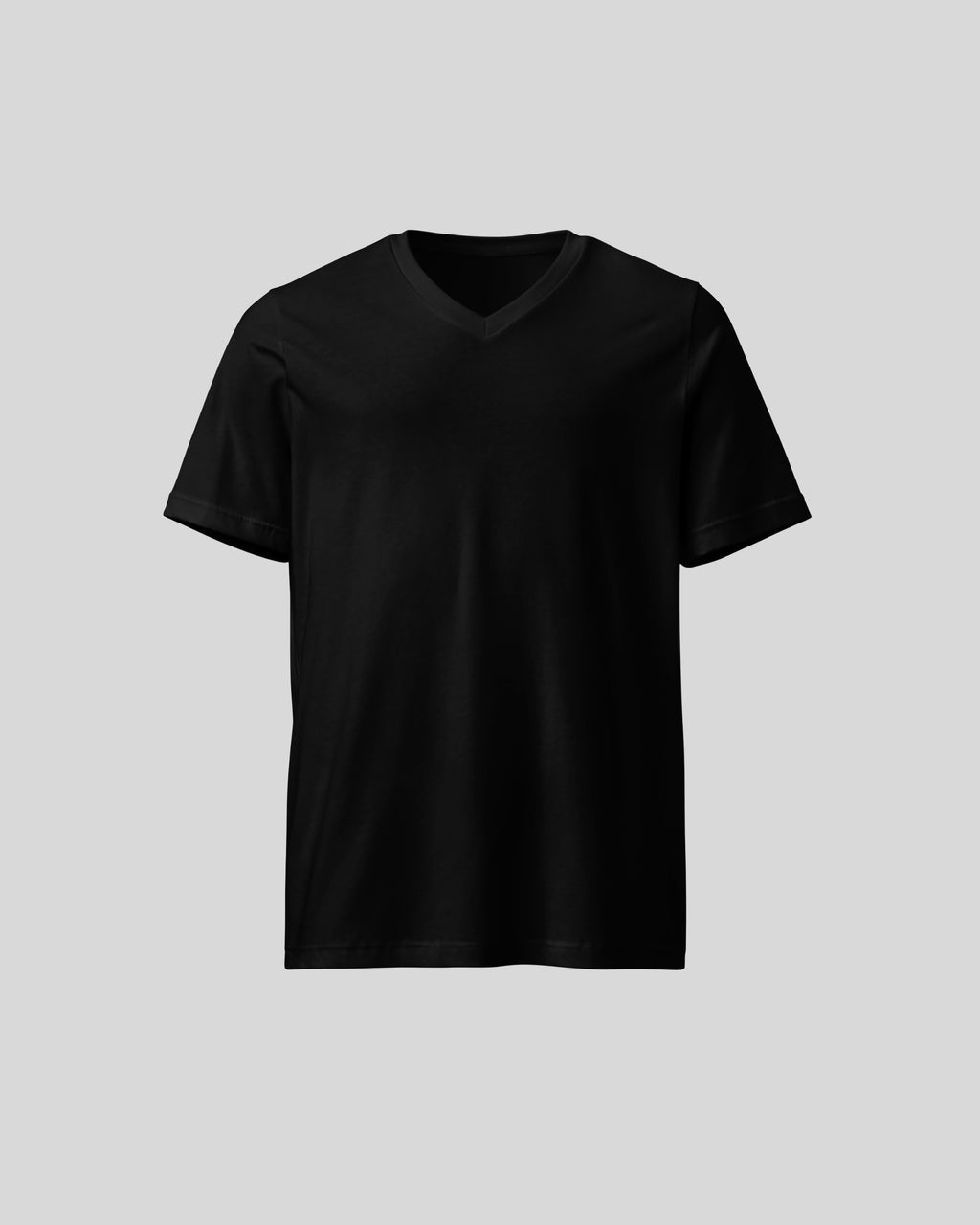 V-Neck T-Shirt – Black