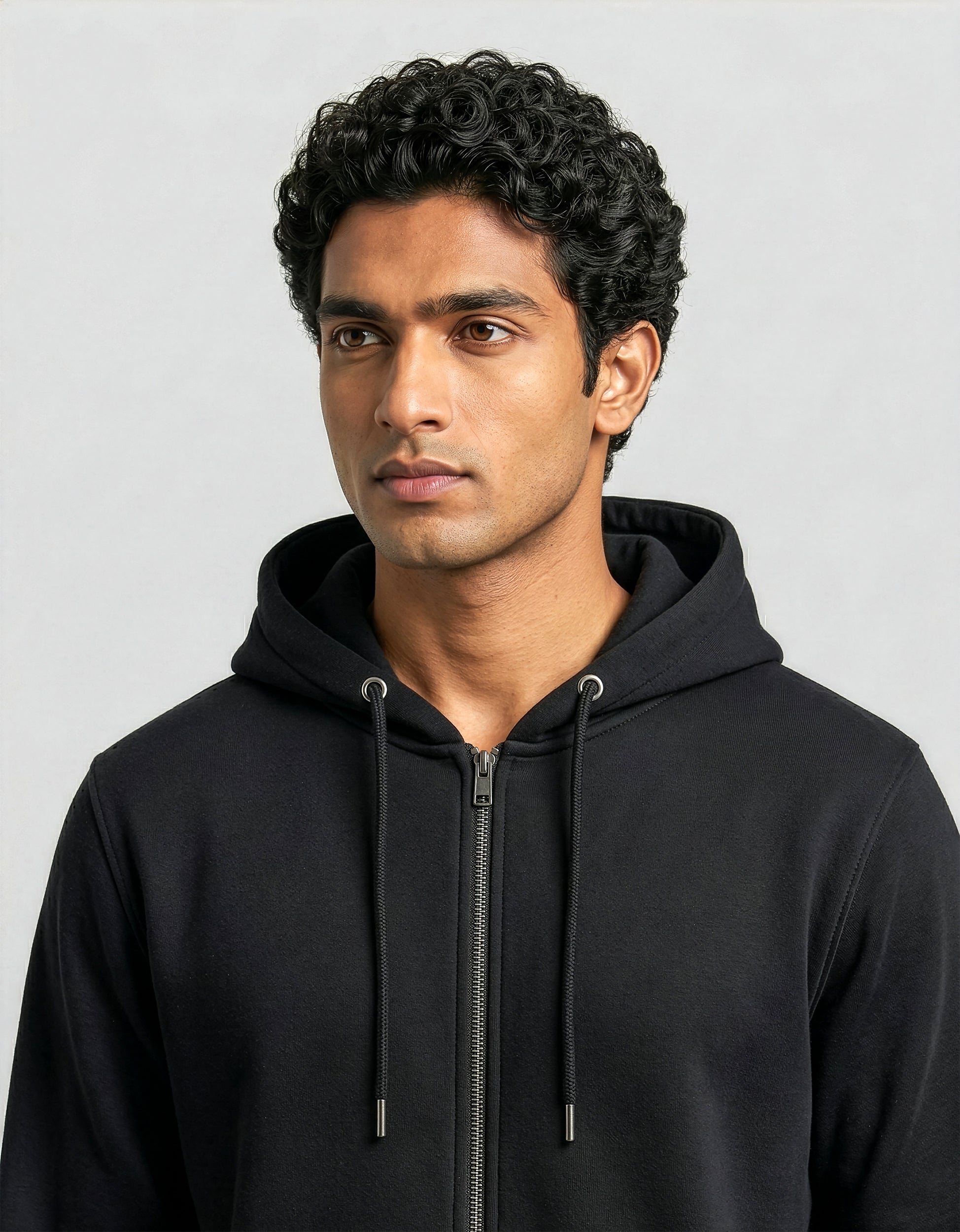 ORIGINAL Zip Hoodie – Noor Black