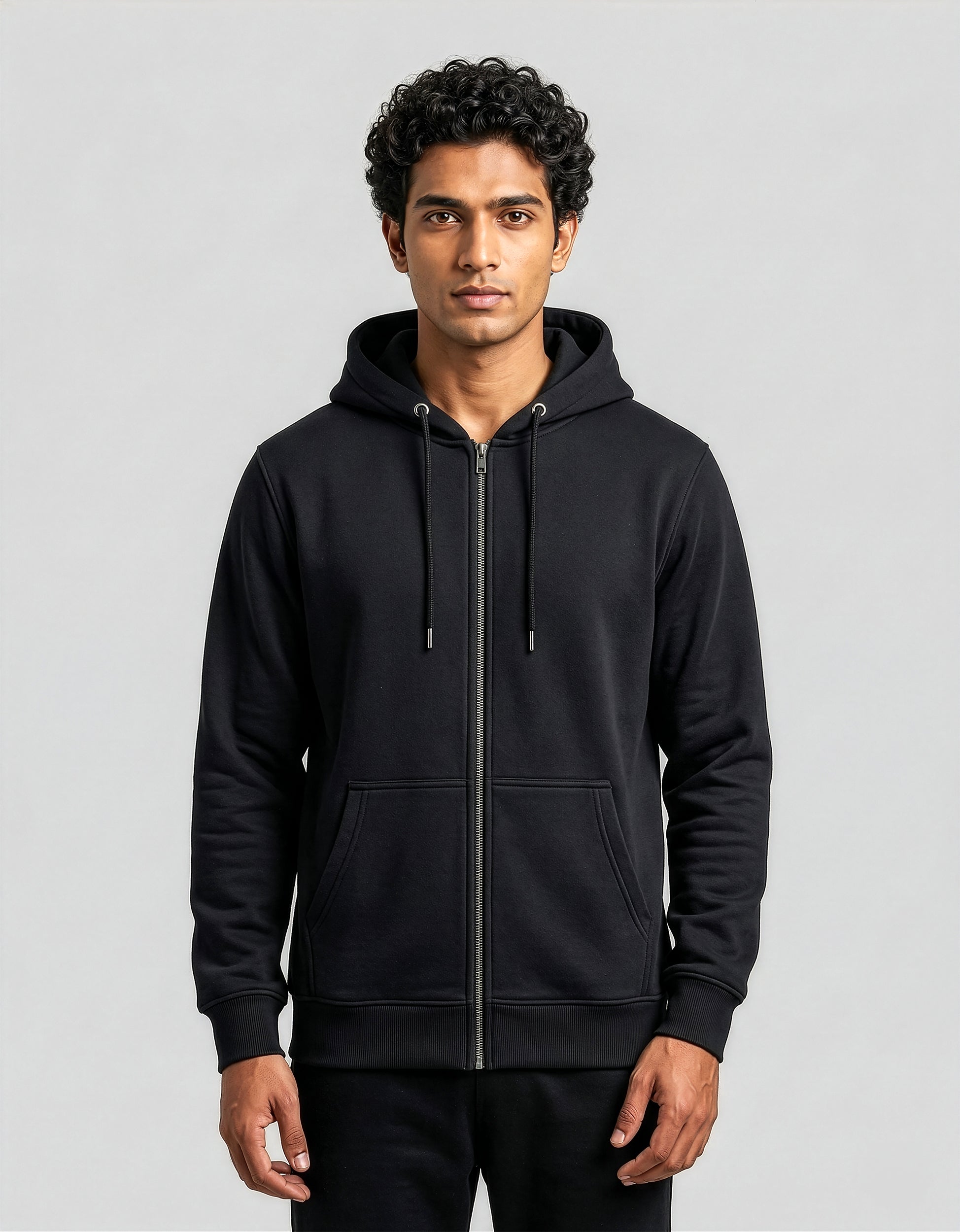ORIGINAL Zip Hoodie – Noor Black