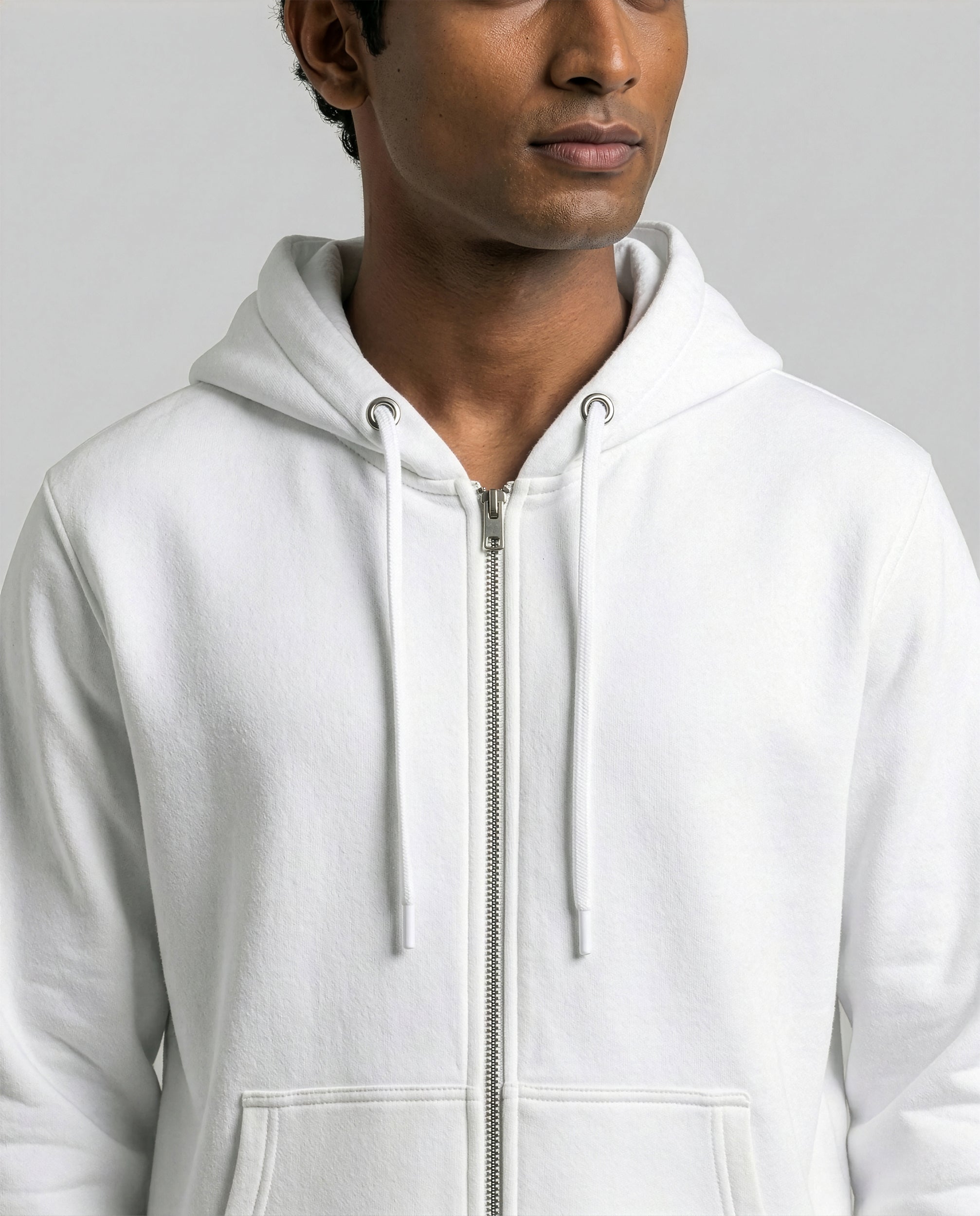 ORIGINAL Zip Hoodie – Rui White