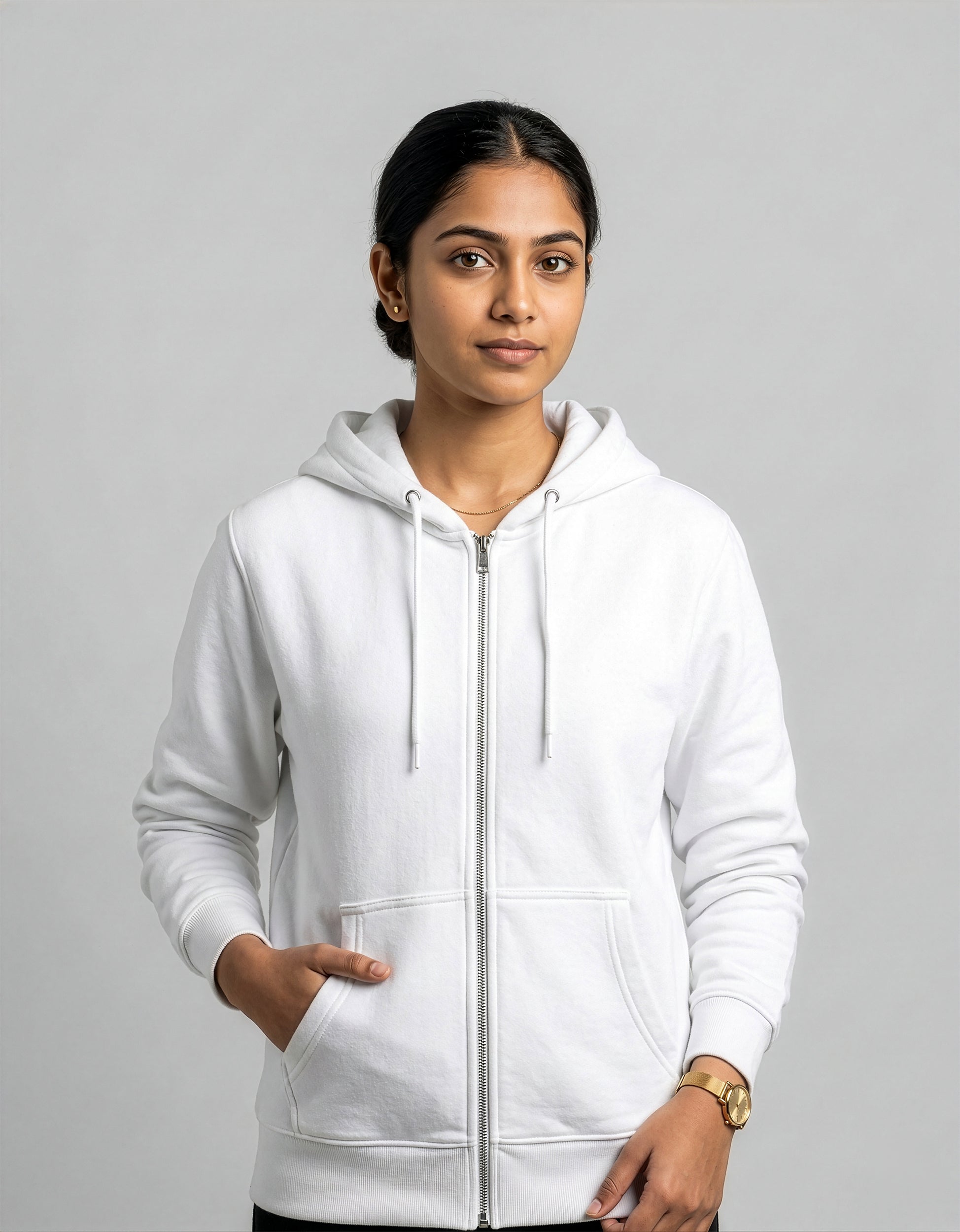 ORIGINAL Zip Hoodie – Rui White