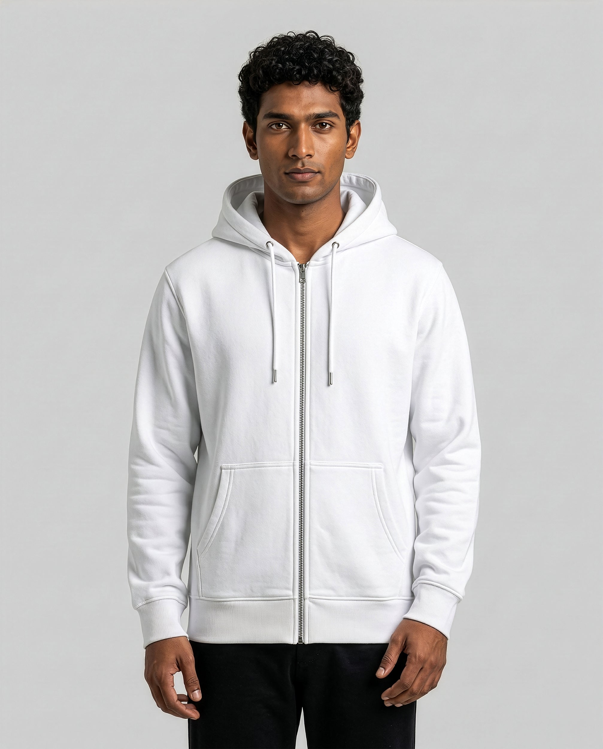 ORIGINAL Zip Hoodie – Rui White