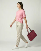 Classic Crew Tee – Blush Pink