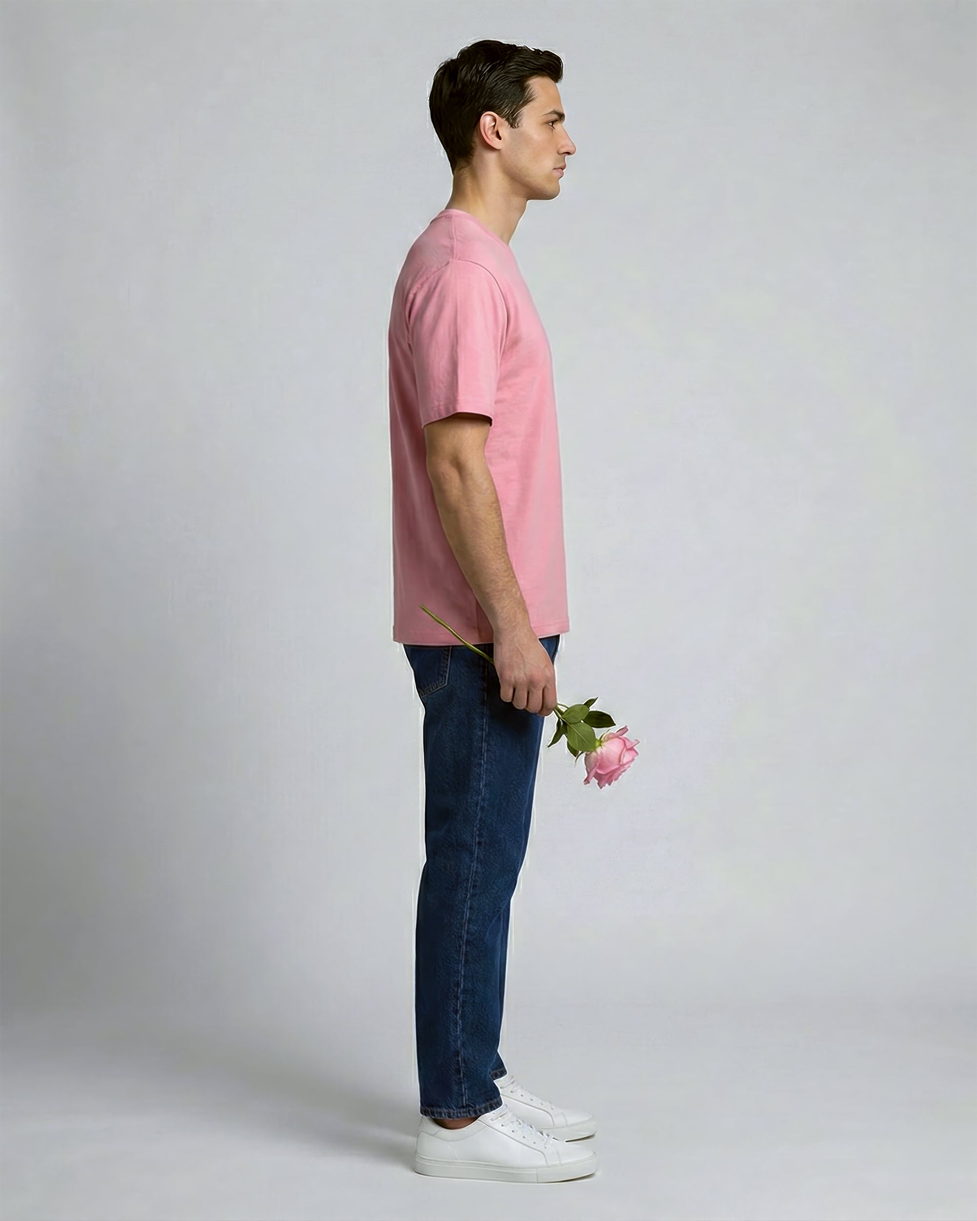 Classic Crew Tee – Blush Pink