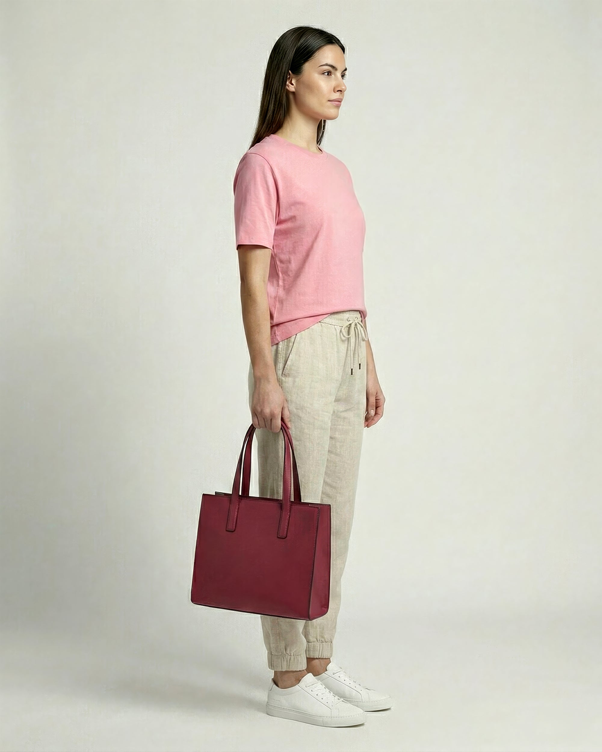 Classic Crew Tee – Blush Pink