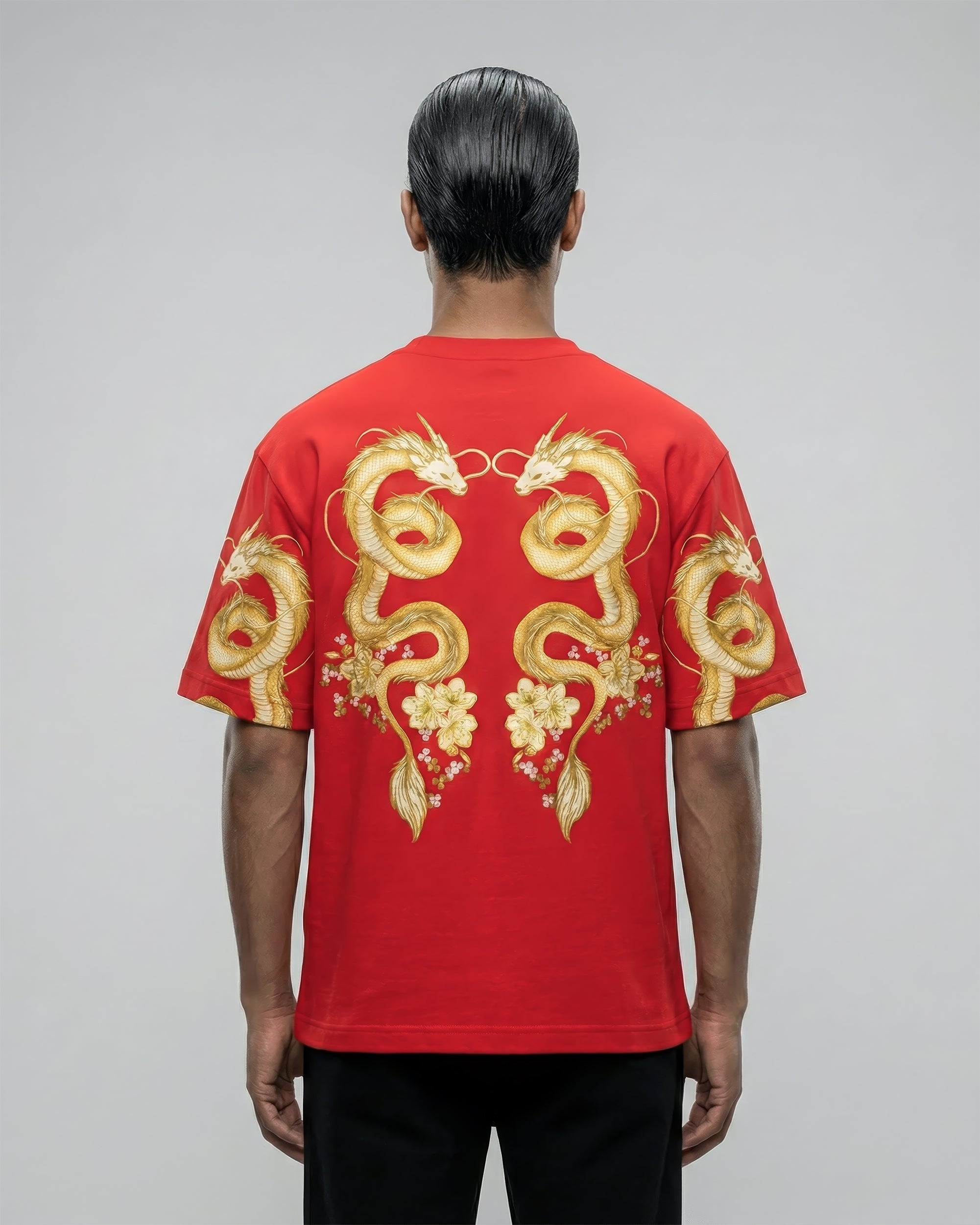 Red Dragon Oversized Tee