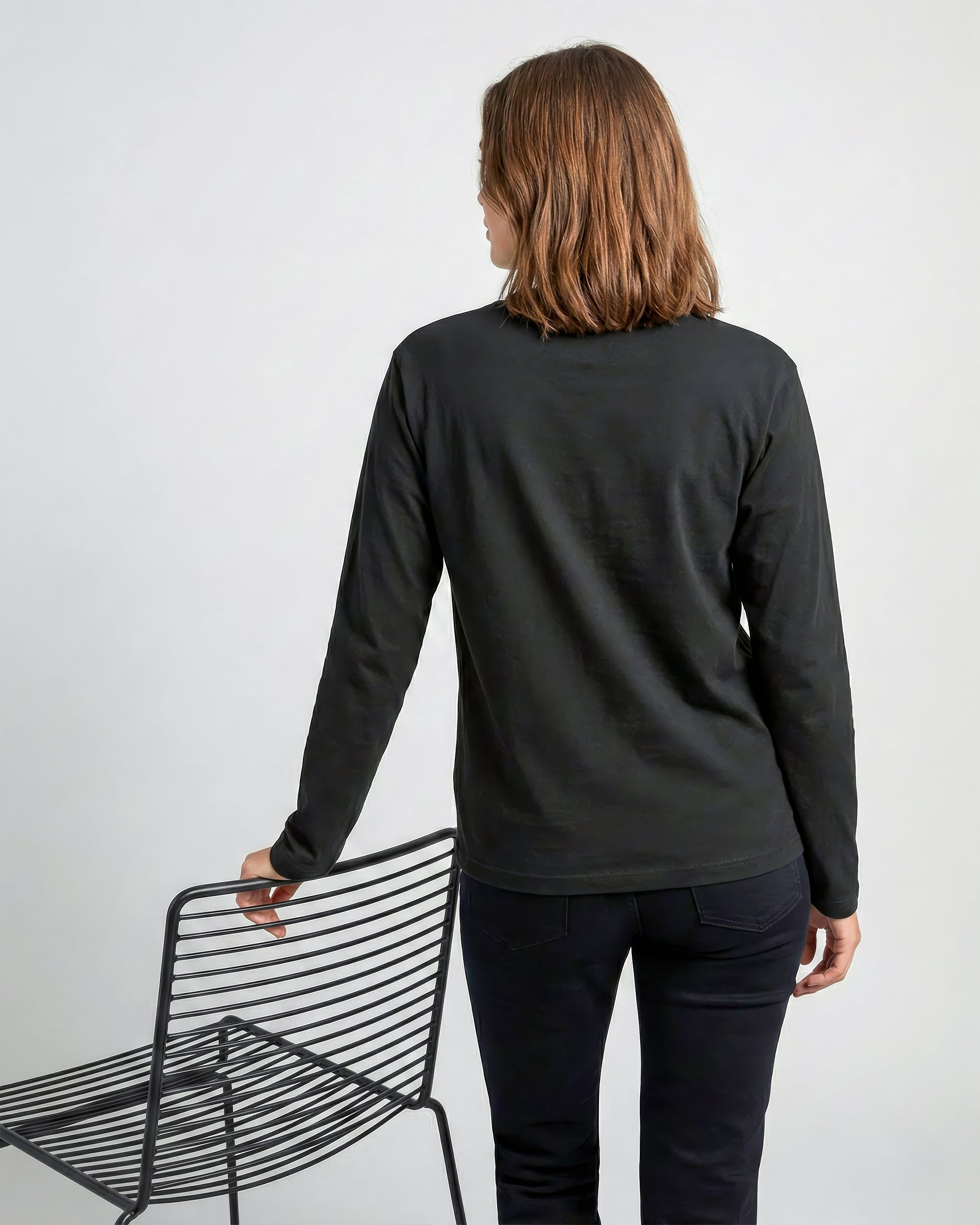 Full Sleeve Tee – Obsidian Black