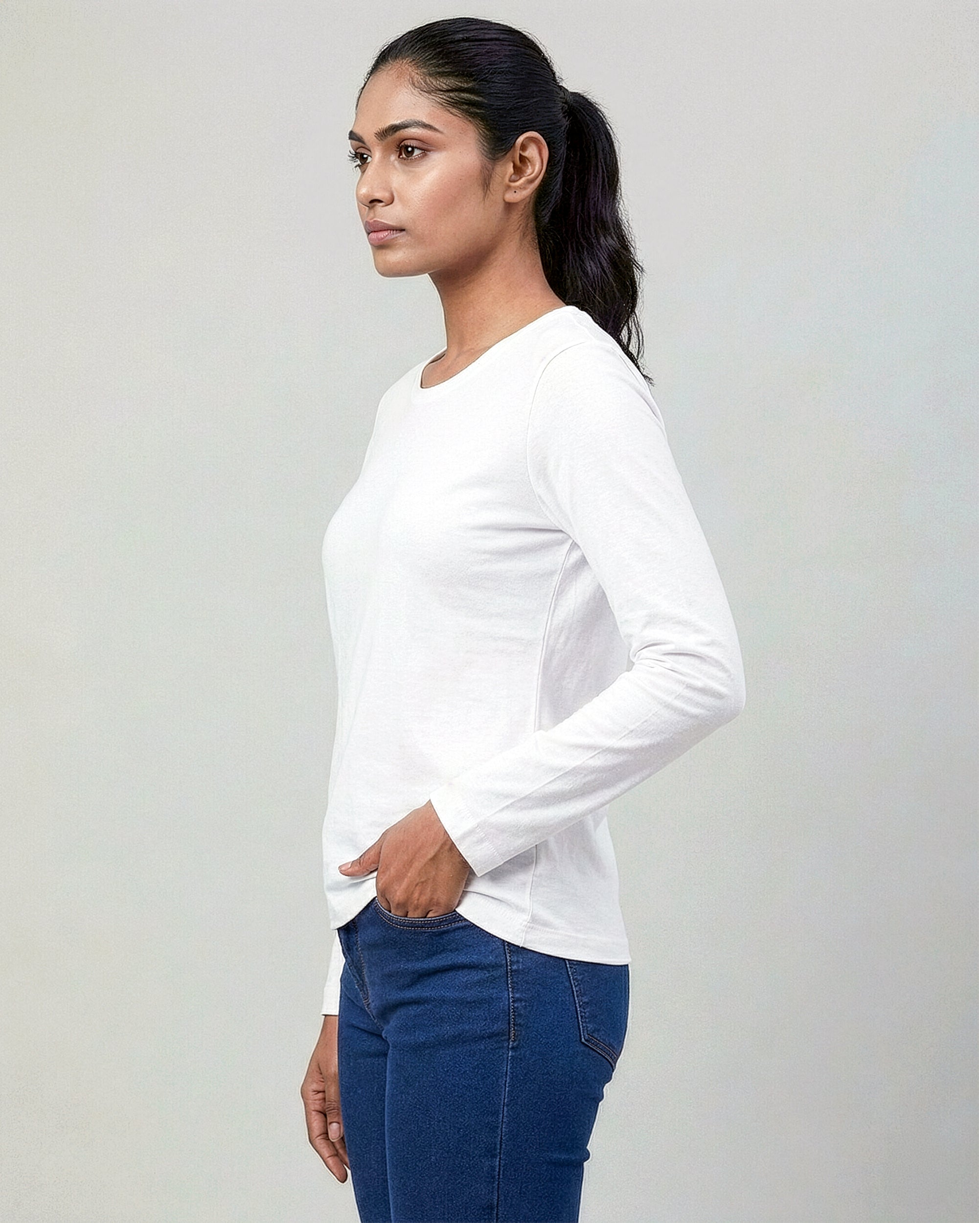 Full Sleeve Tee – Rui White