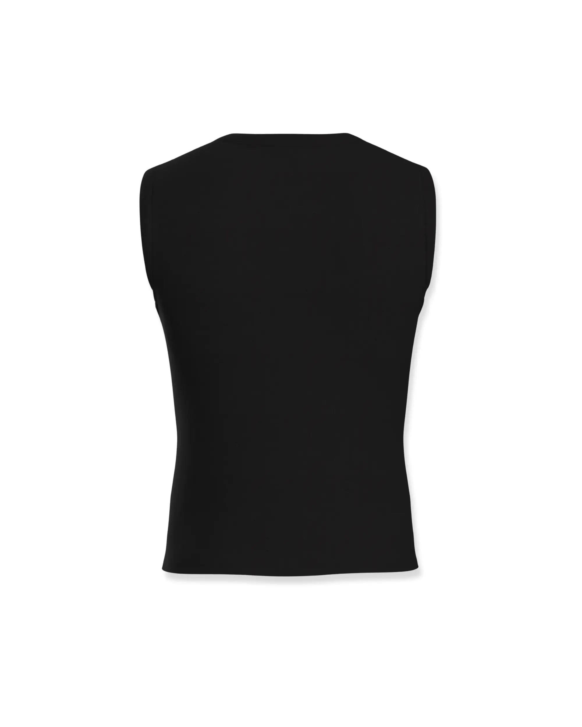 Sleeveless Tee – Noor Black - Ekvaar