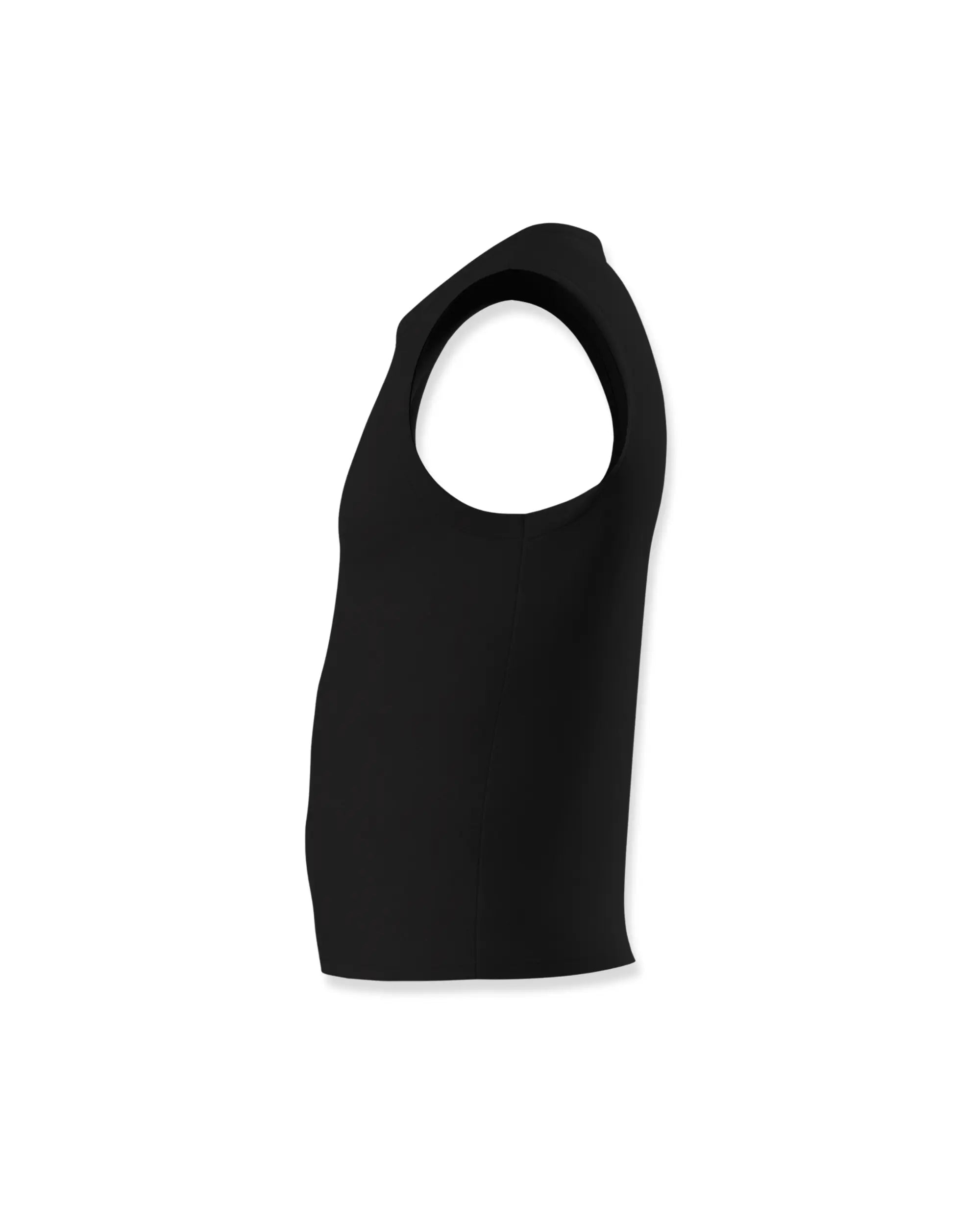 Sleeveless Tee – Noor Black - Ekvaar